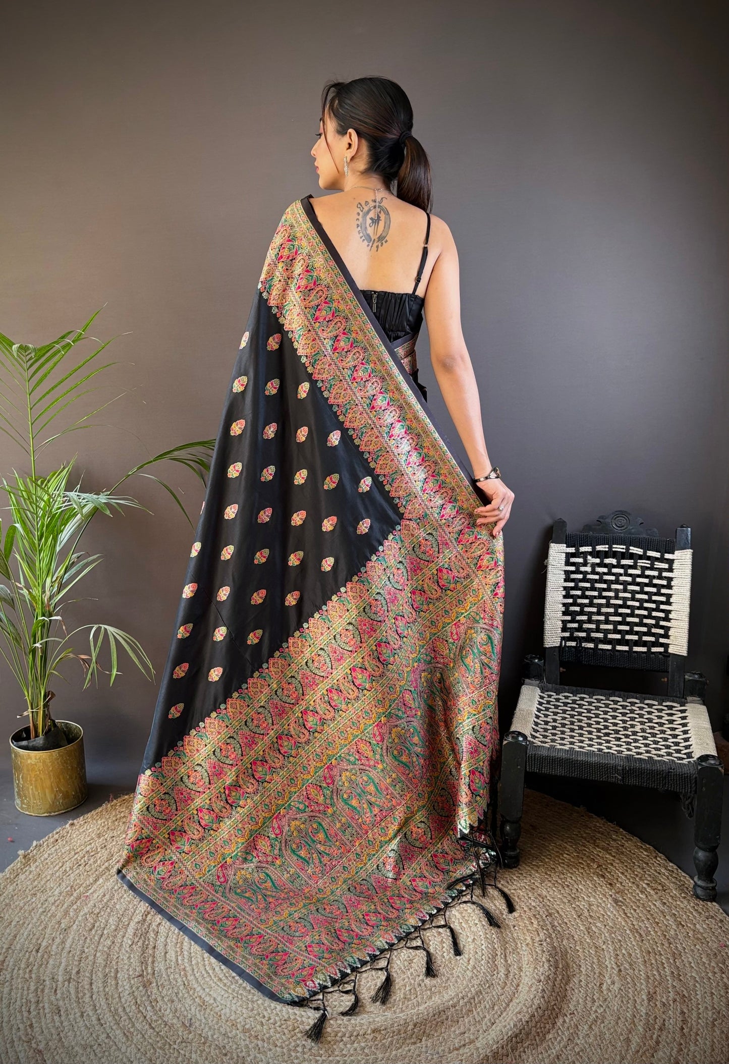 PURE PASHMINA SILK