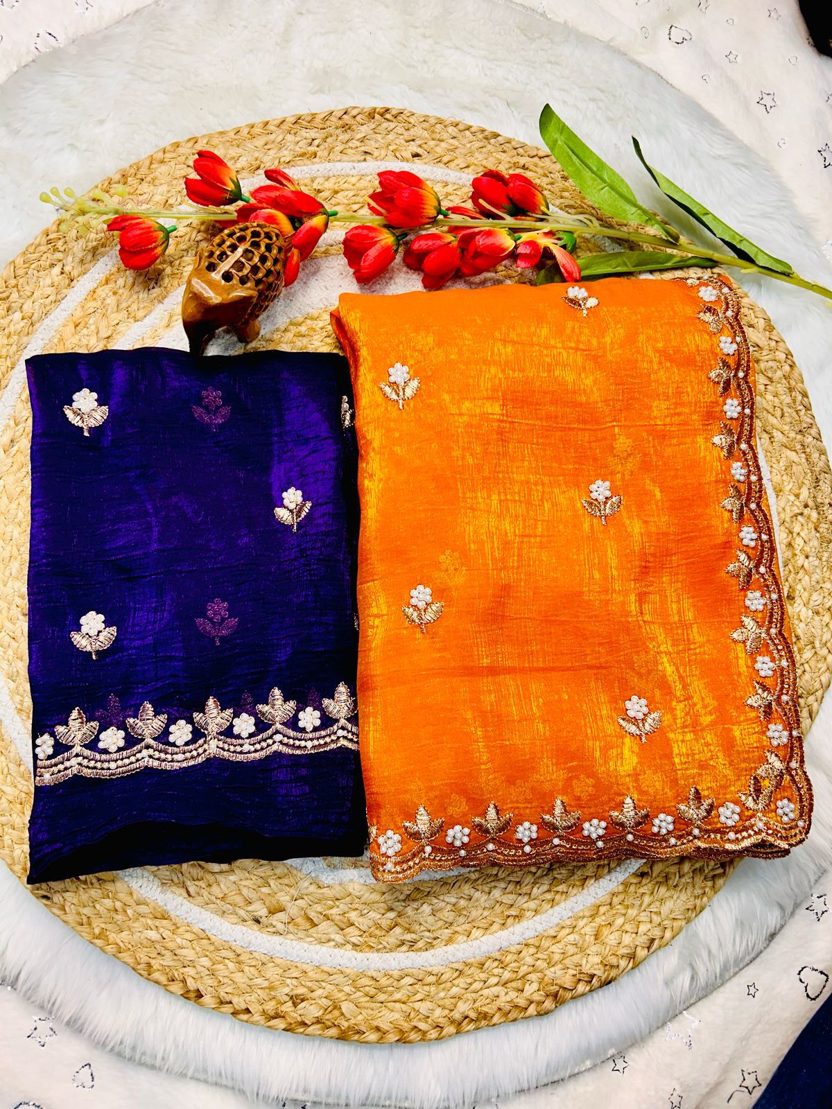 JP PAYAL FASHION Candy Crush Silk With Beautiful Embroidery