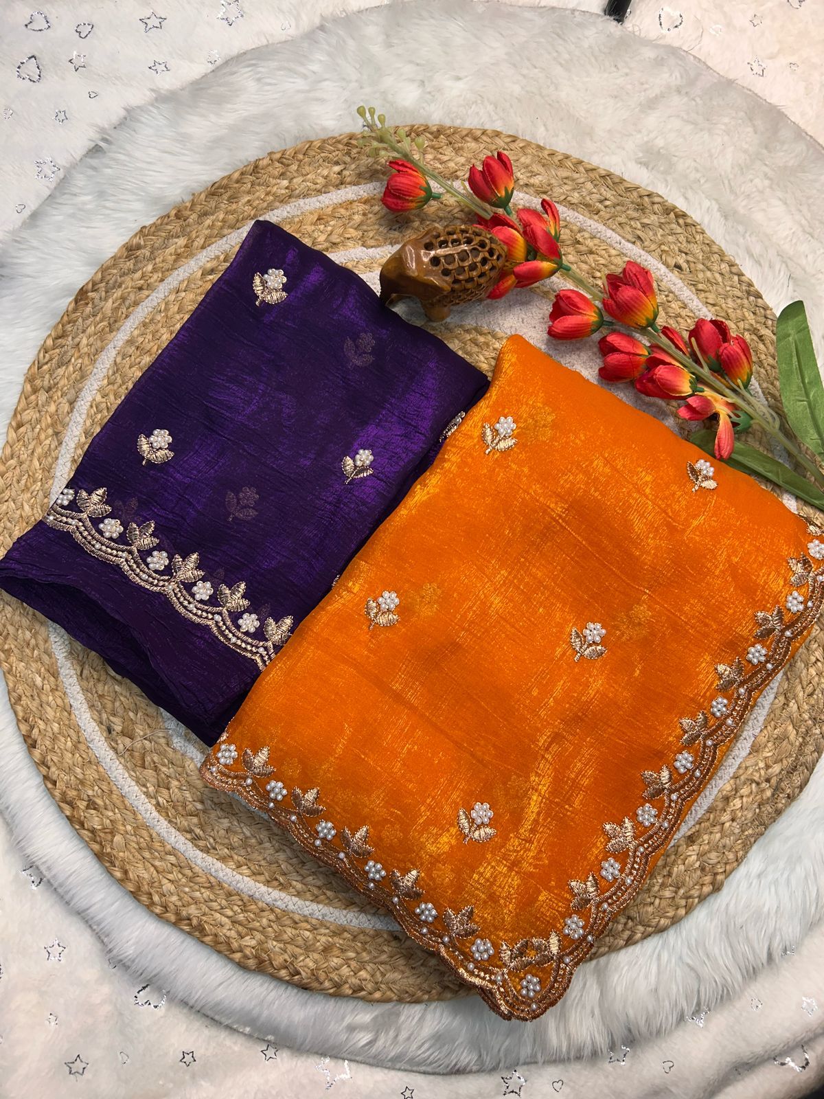 JP PAYAL FASHION Candy Crush Silk With Beautiful Embroidery