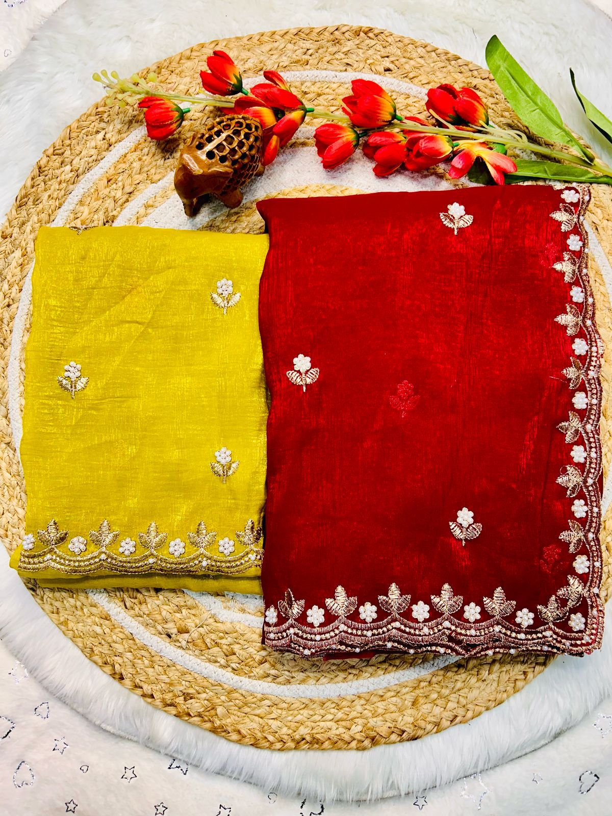 JP PAYAL FASHION Candy Crush Silk With Beautiful Embroidery