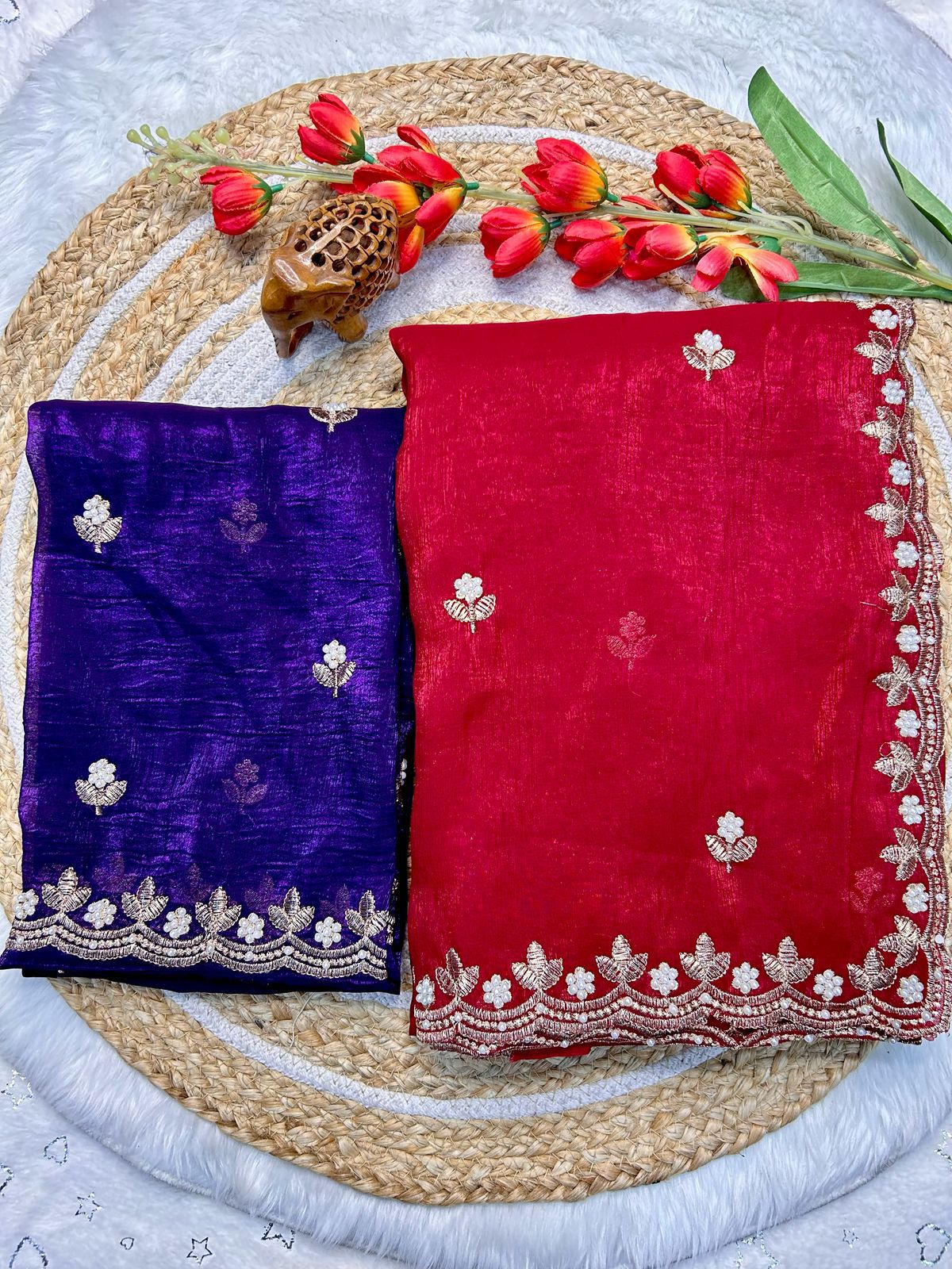 JP PAYAL FASHION Candy Crush Silk With Beautiful Embroidery