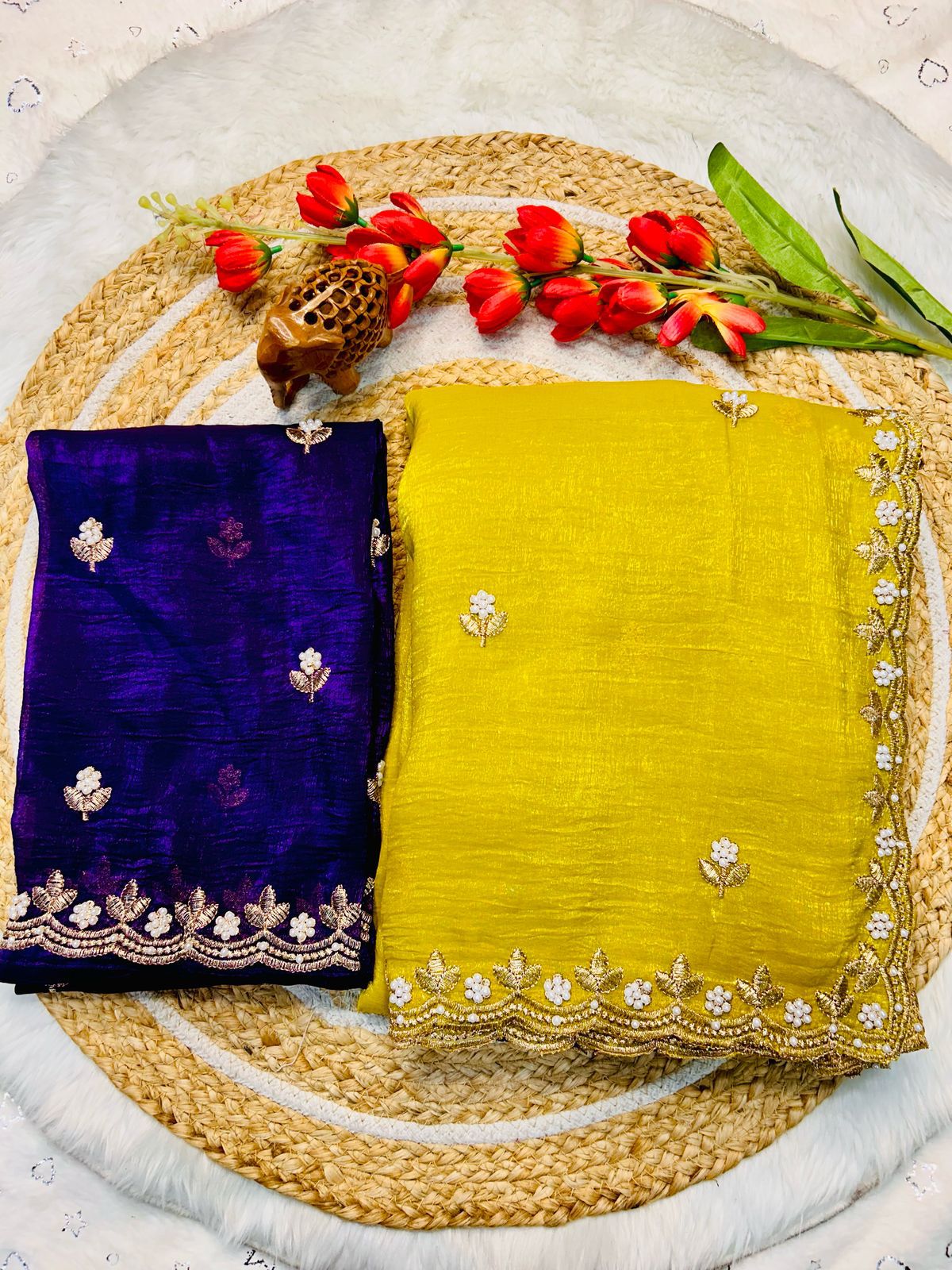 JP PAYAL FASHION Candy Crush Silk With Beautiful Embroidery