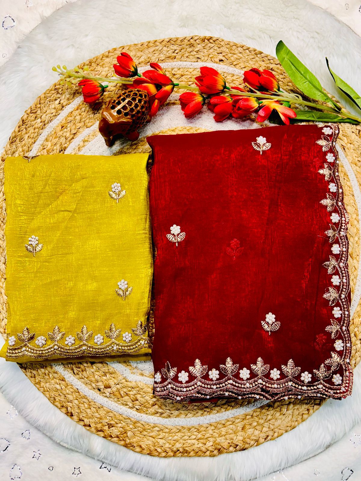 JP PAYAL FASHION Candy Crush Silk With Beautiful Embroidery