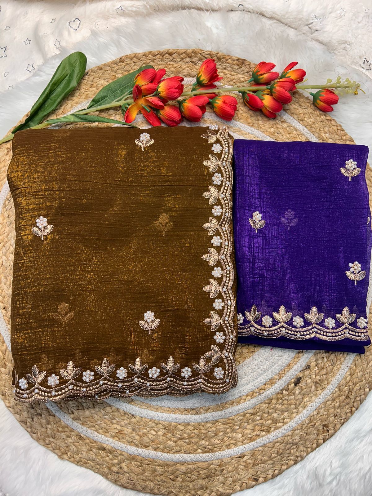 JP PAYAL FASHION Candy Crush Silk With Beautiful Embroidery
