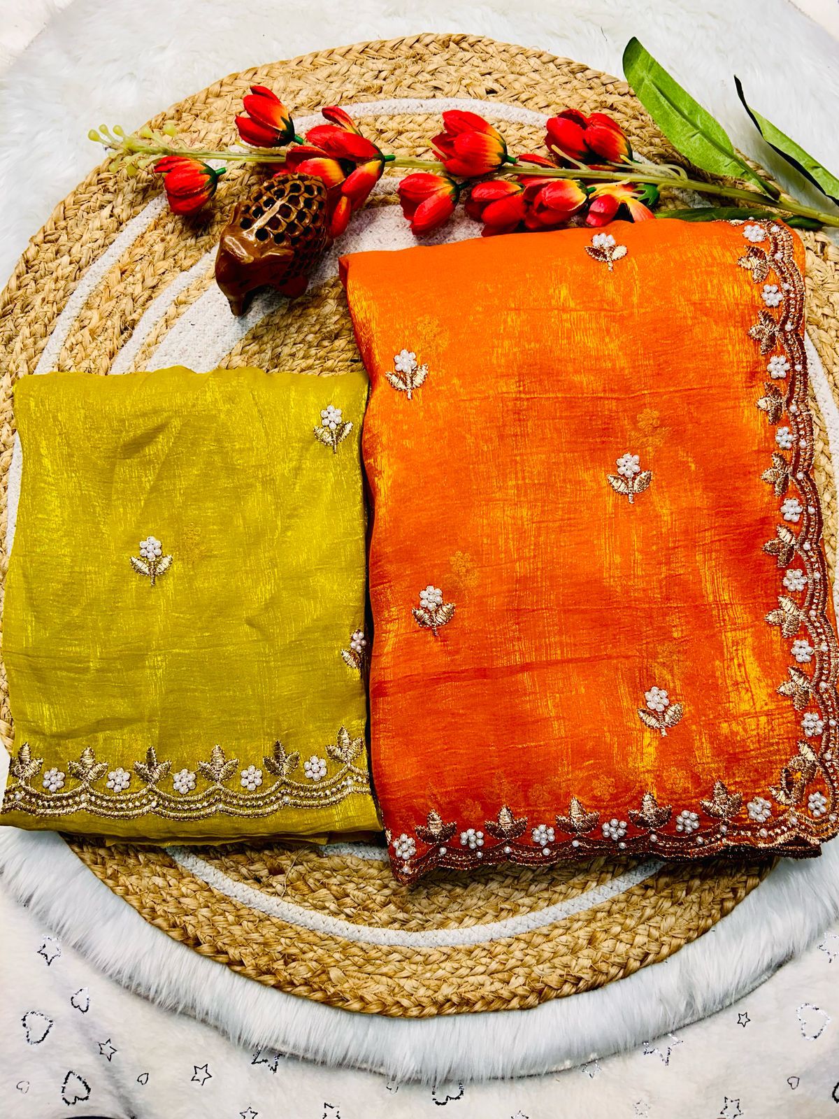 JP PAYAL FASHION Candy Crush Silk With Beautiful Embroidery