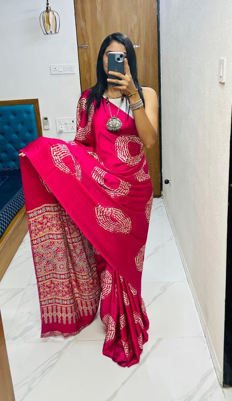 Pure Silk saree Modal Silk Saree