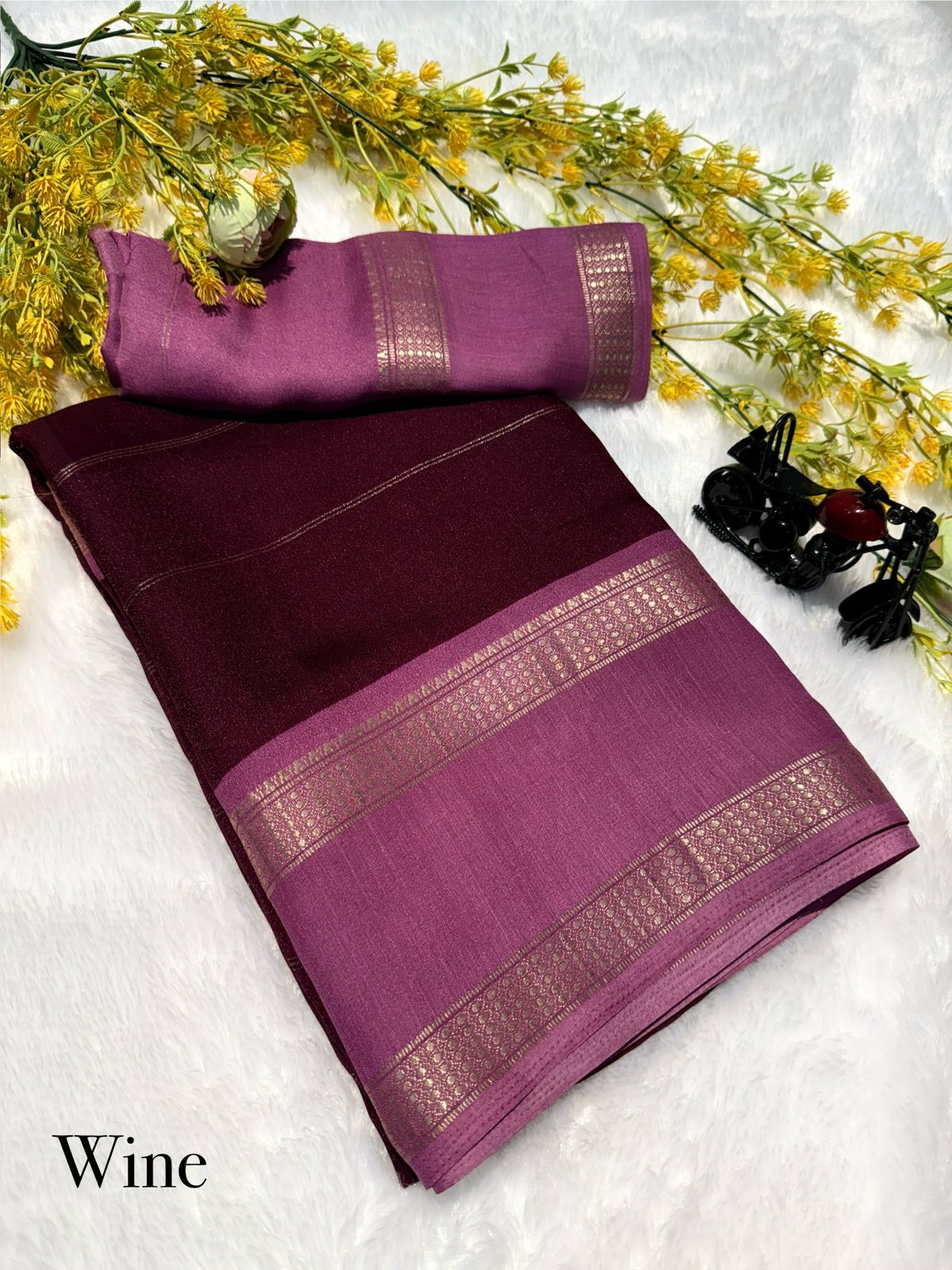 super marsh melon saree