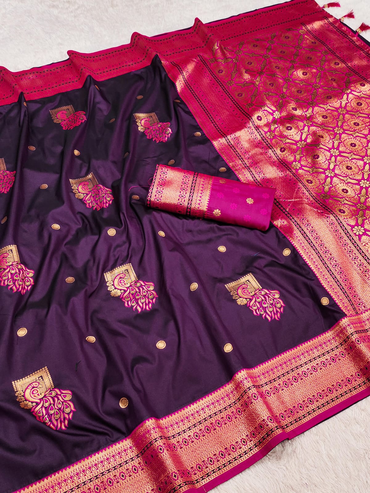 Soft Pethani silk saree