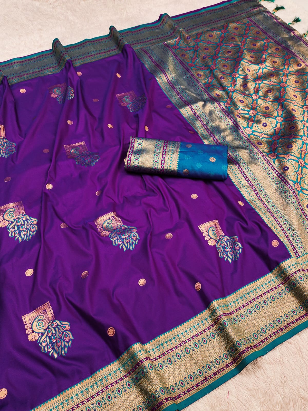 Soft Pethani silk saree