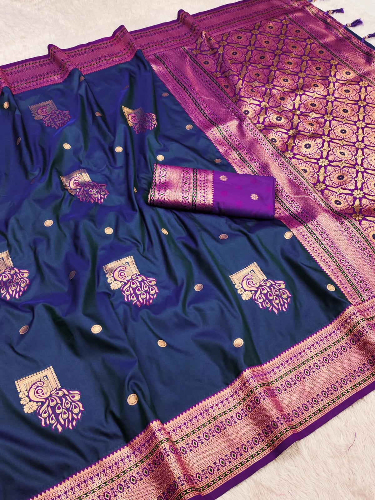 Soft Pethani silk saree