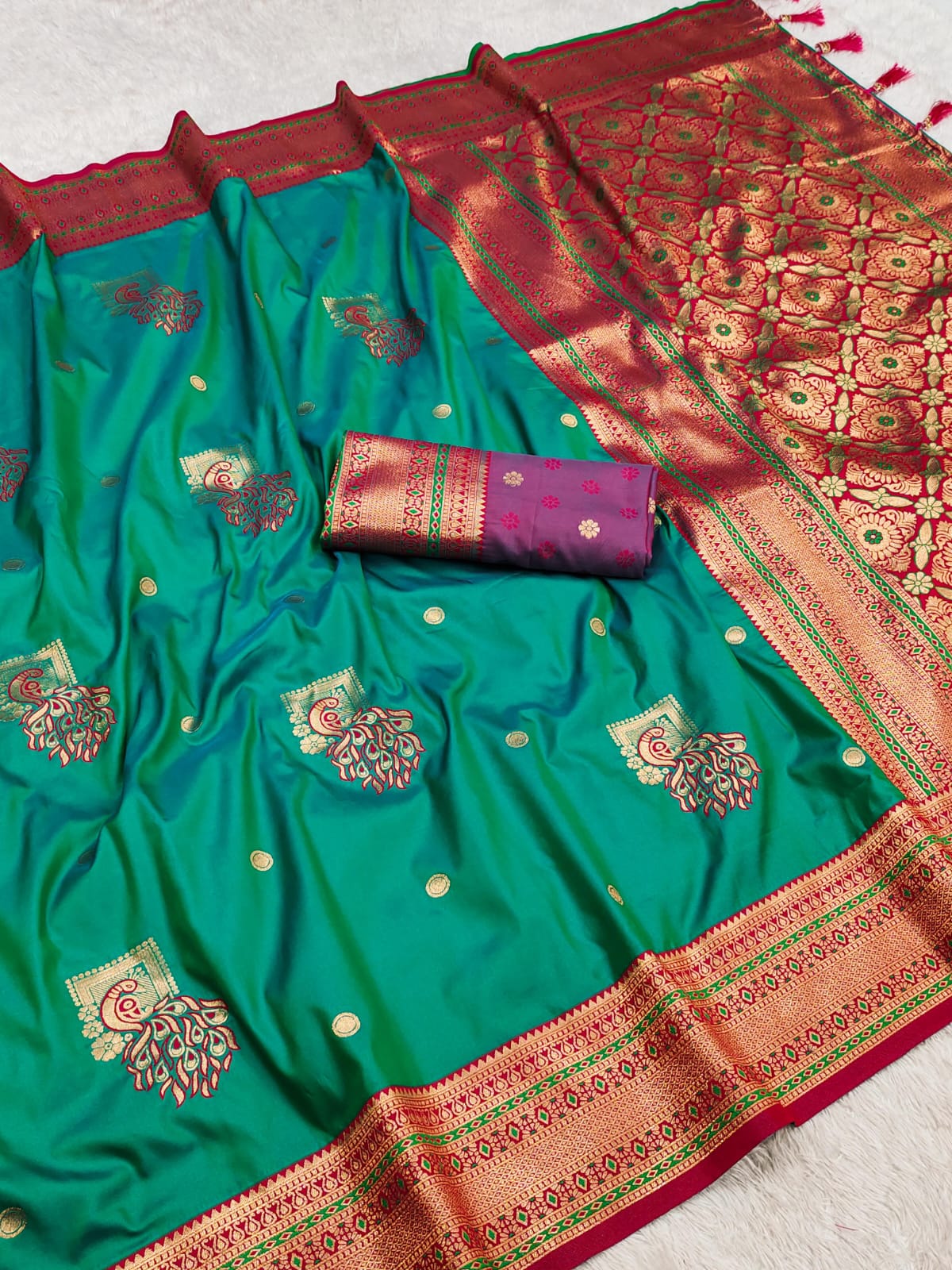Soft Pethani silk saree