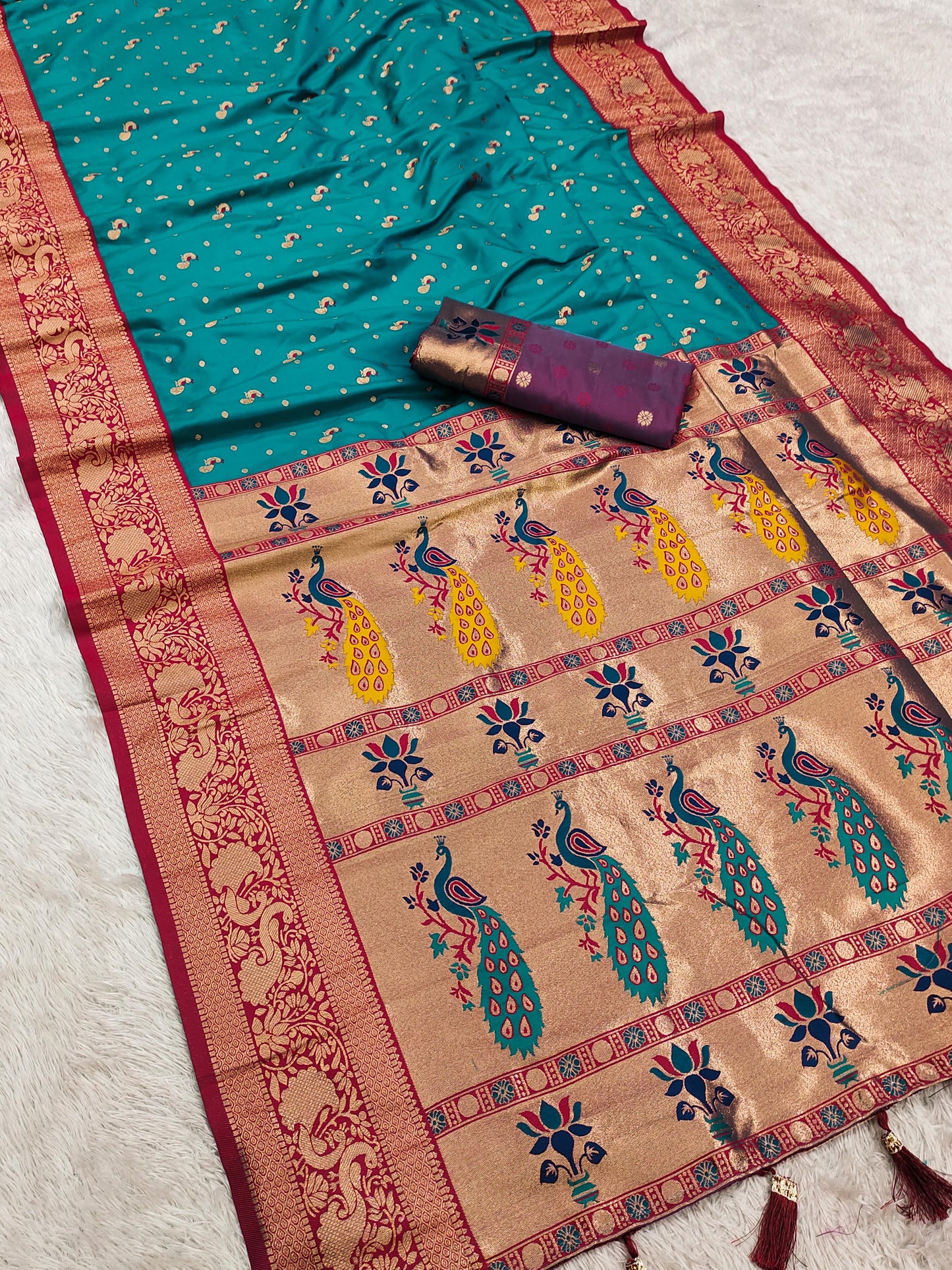 Soft Pethani silk saree