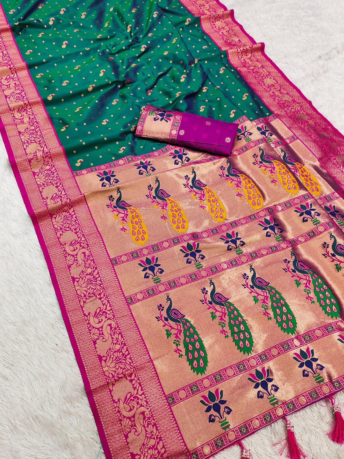 Soft Pethani silk saree
