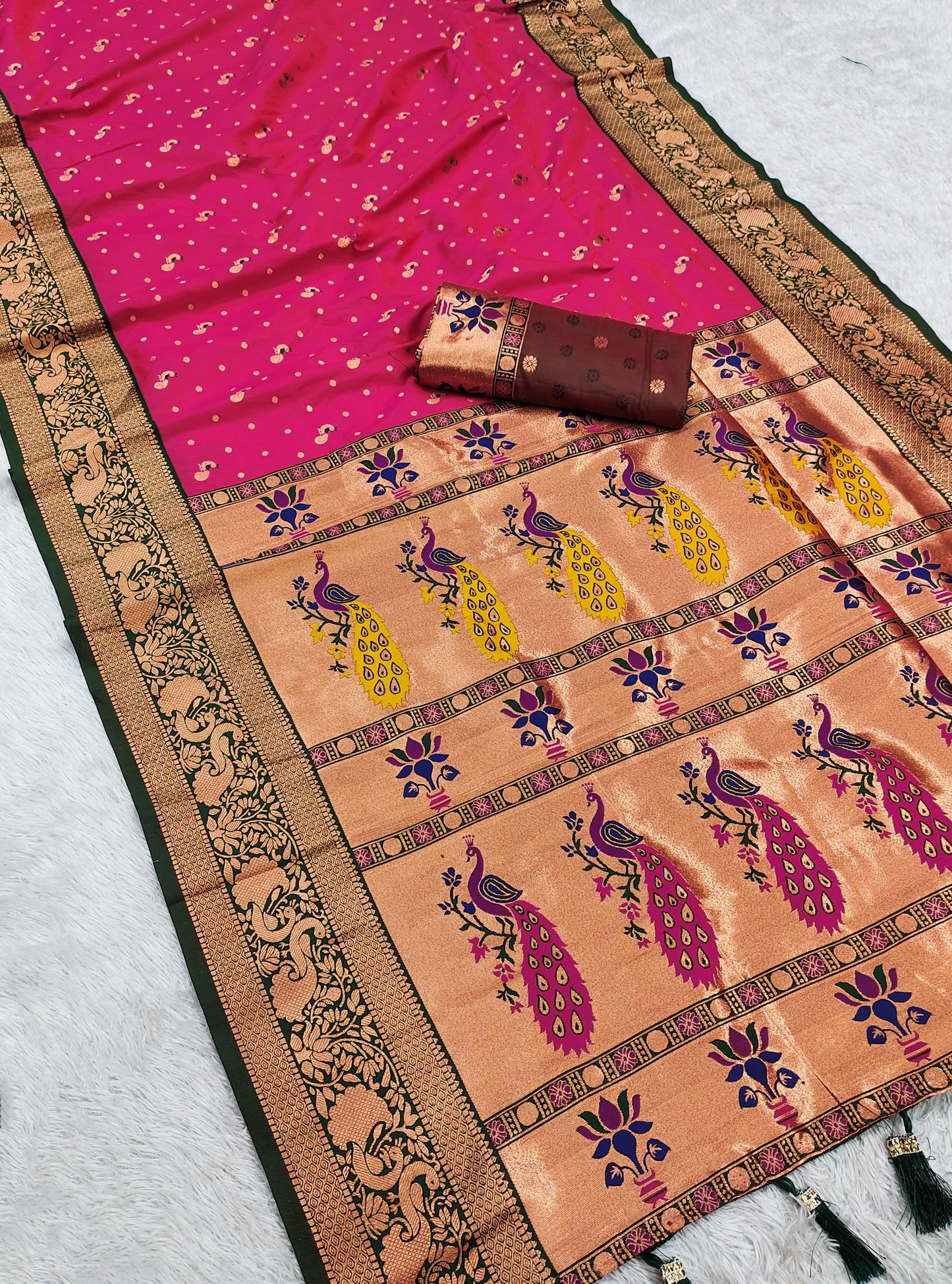 Soft Pethani silk saree