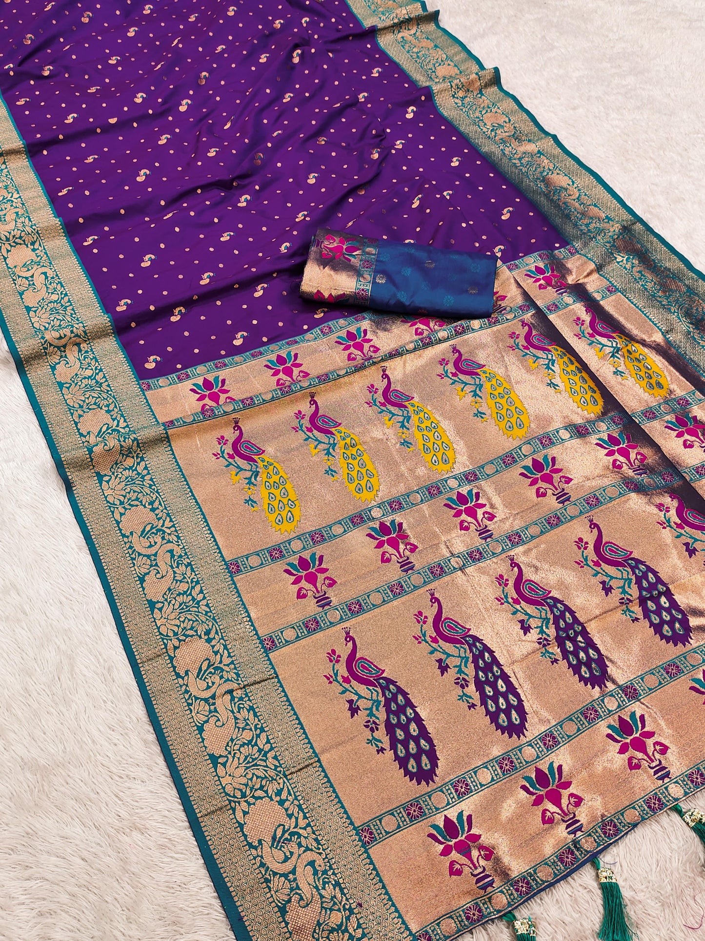 Soft Pethani silk saree