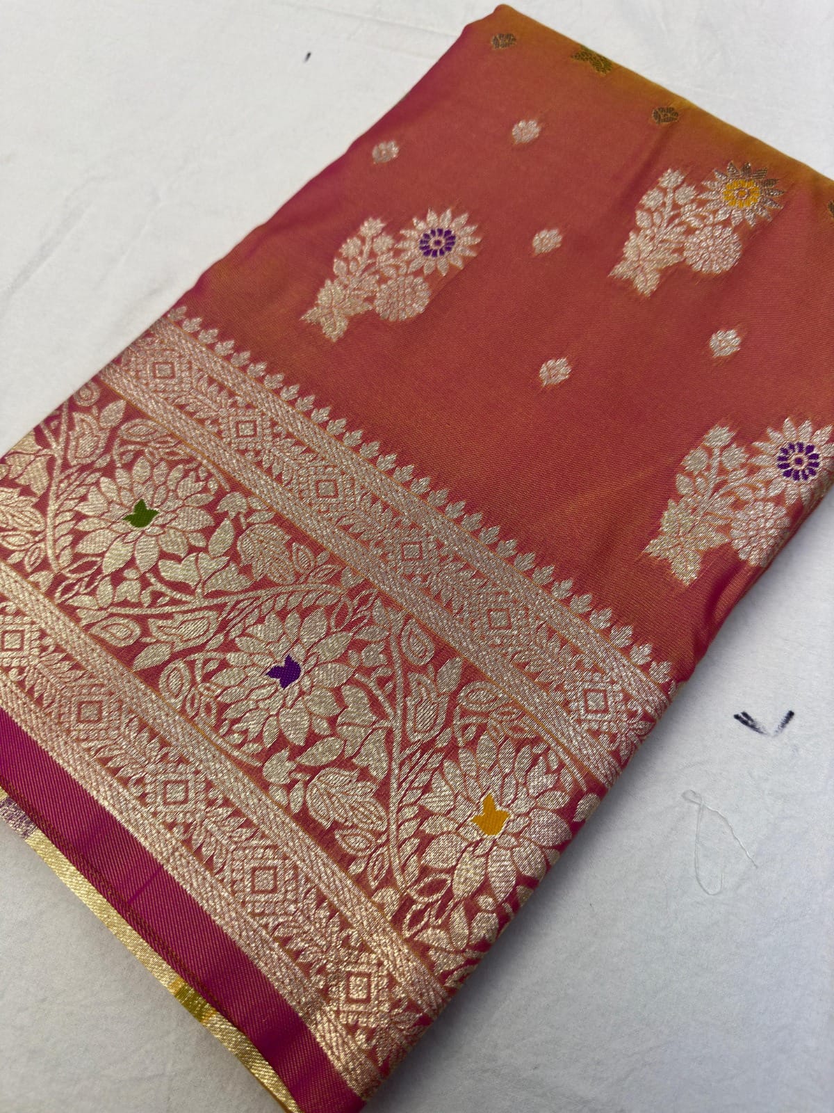 Soft banarasi silk saree