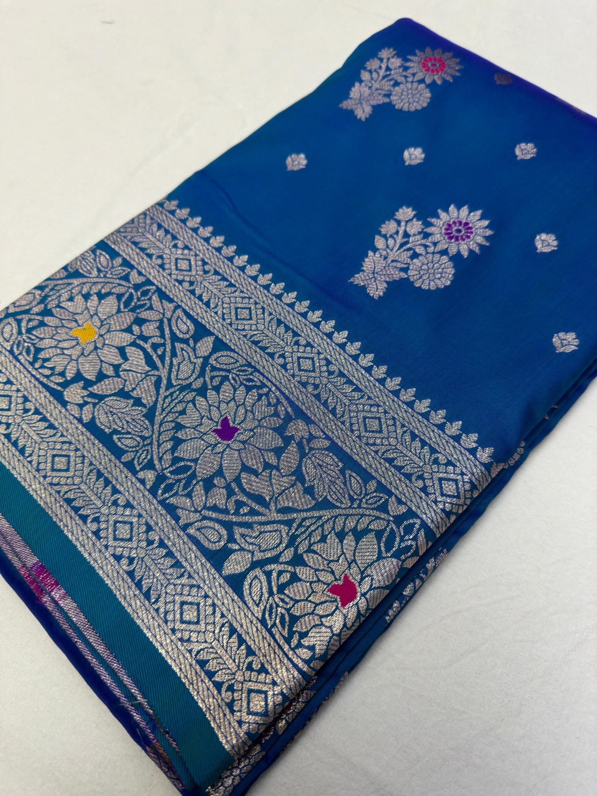 Soft banarasi silk saree