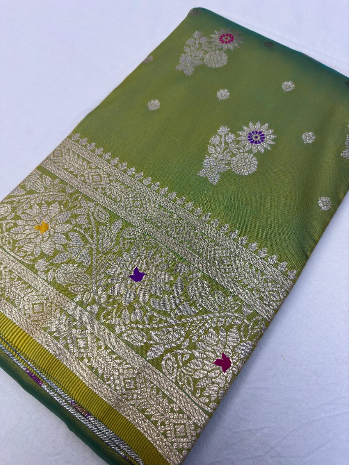Soft banarasi silk saree