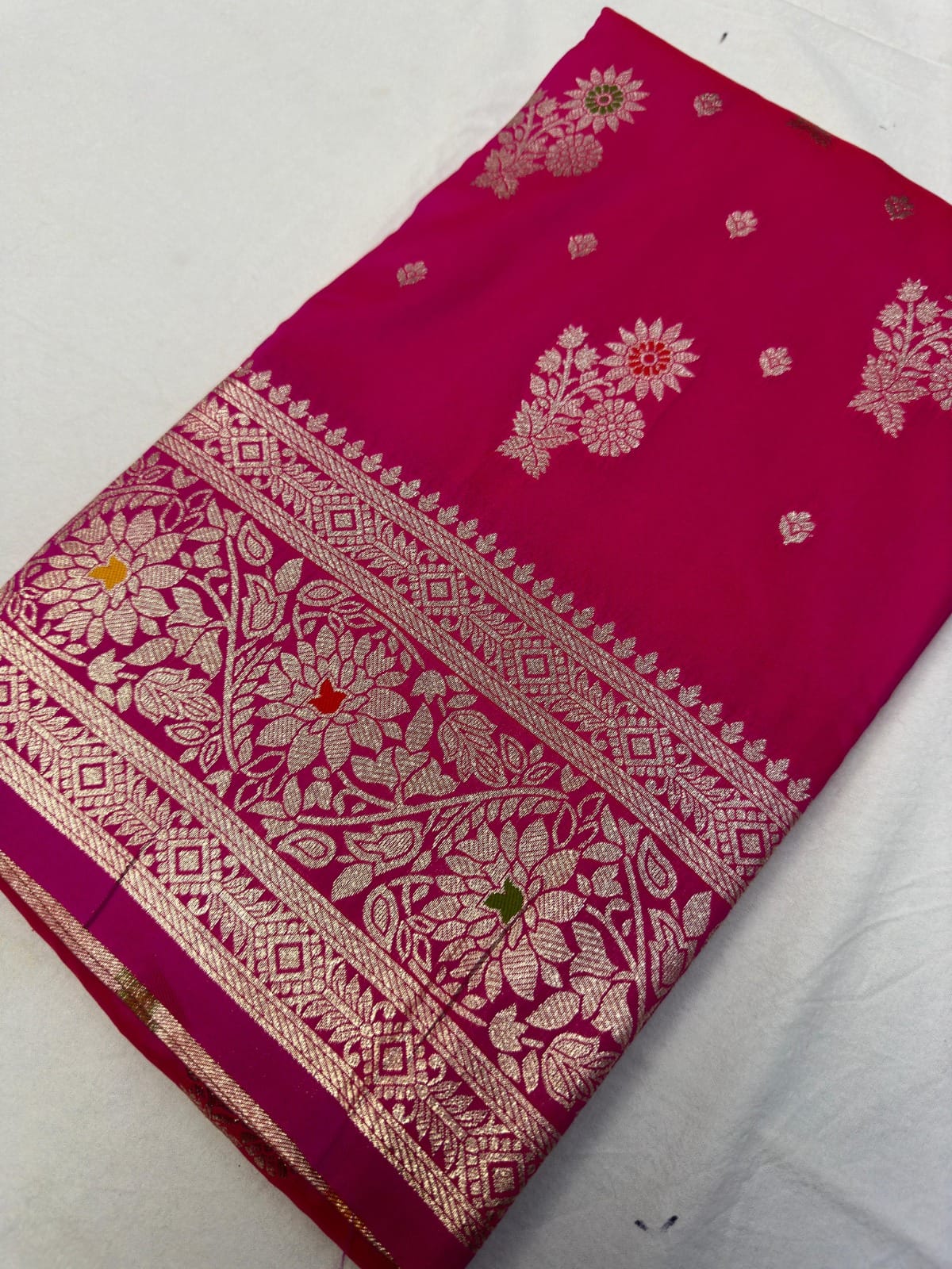 Soft banarasi silk saree