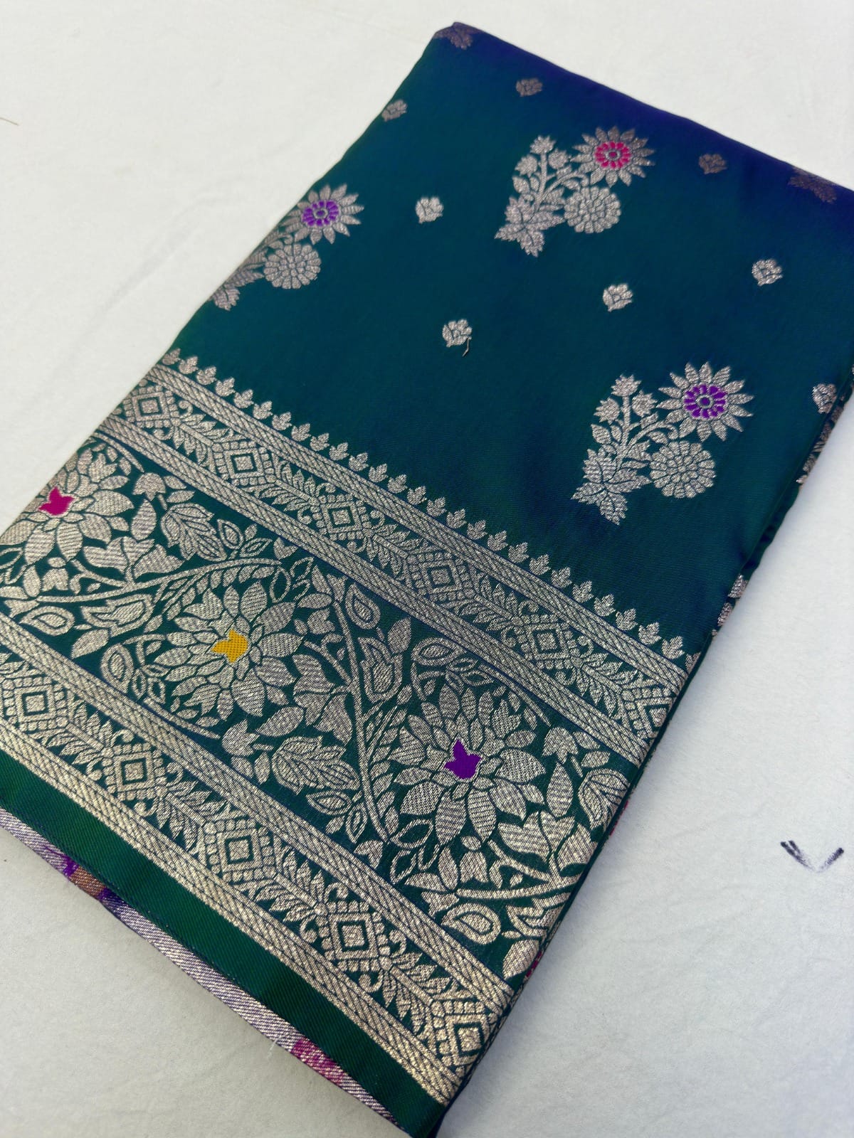 Soft banarasi silk saree