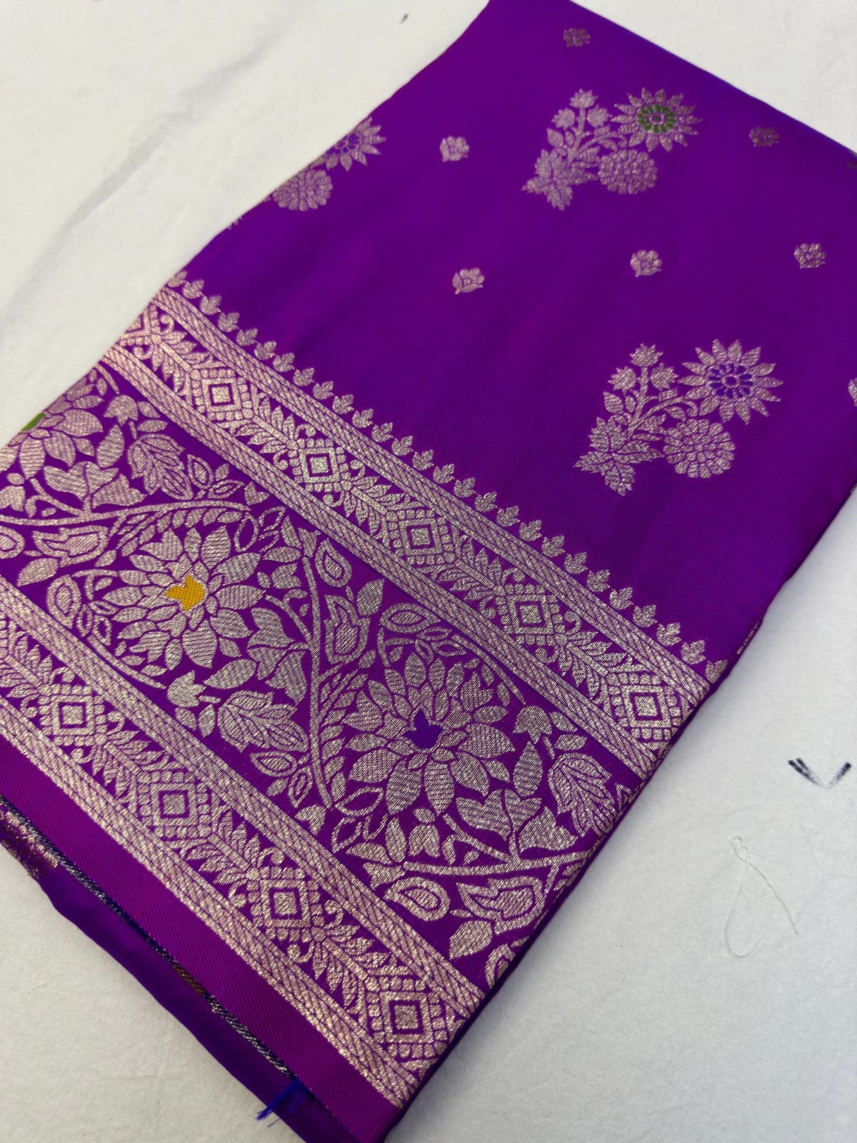 Soft banarasi silk saree