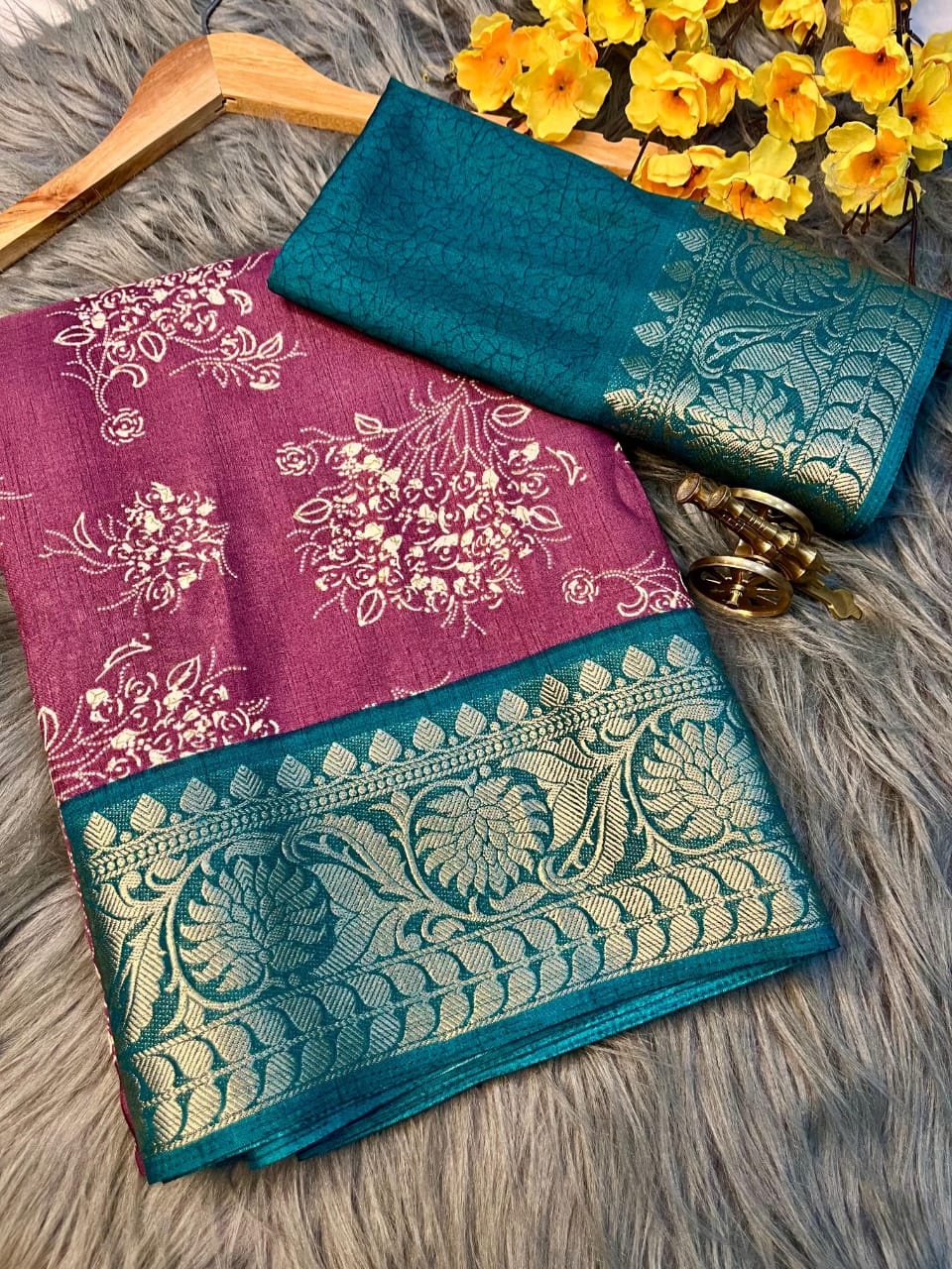 soft dola silk saree