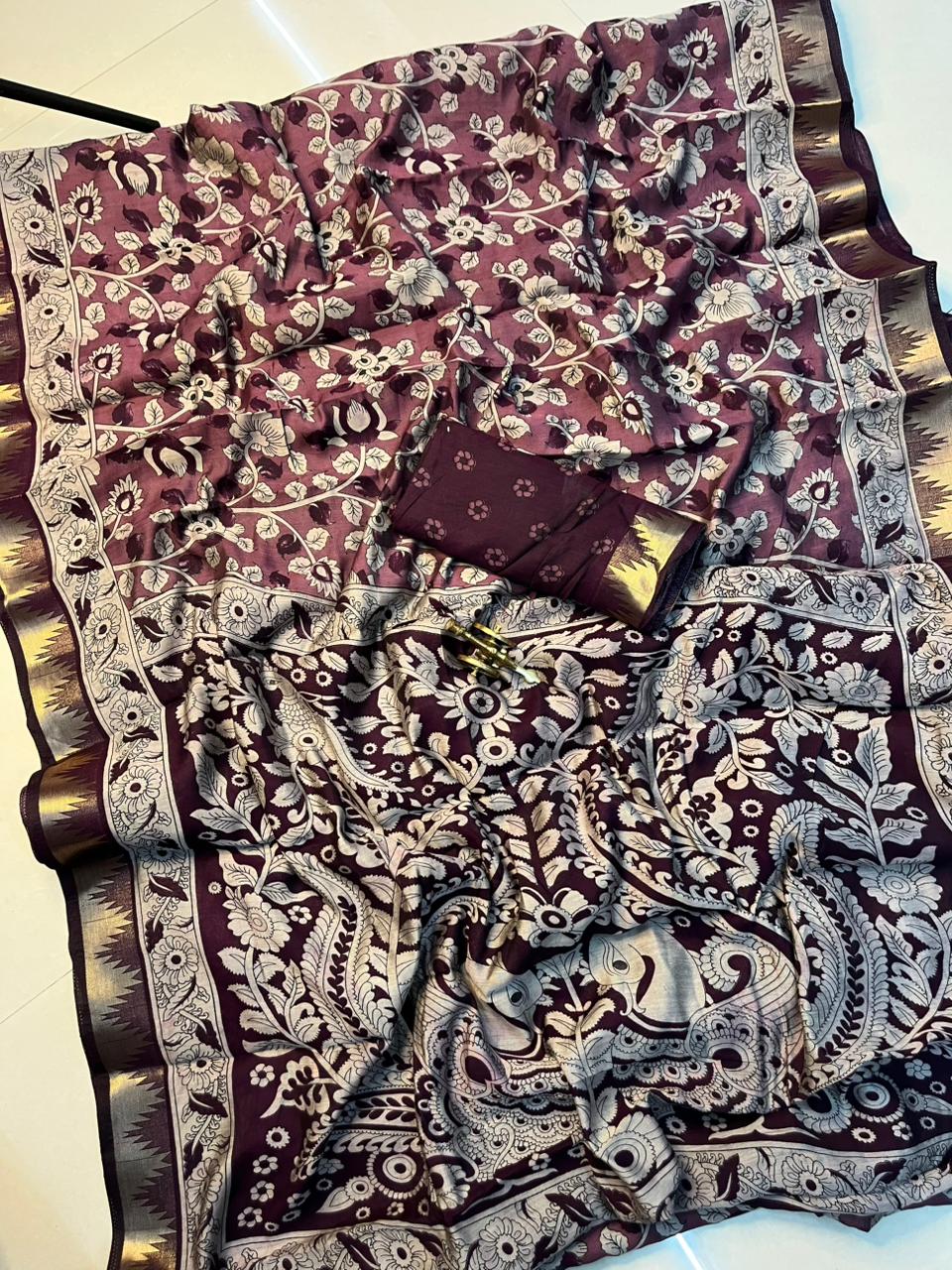 Mangalagiri silk saree
