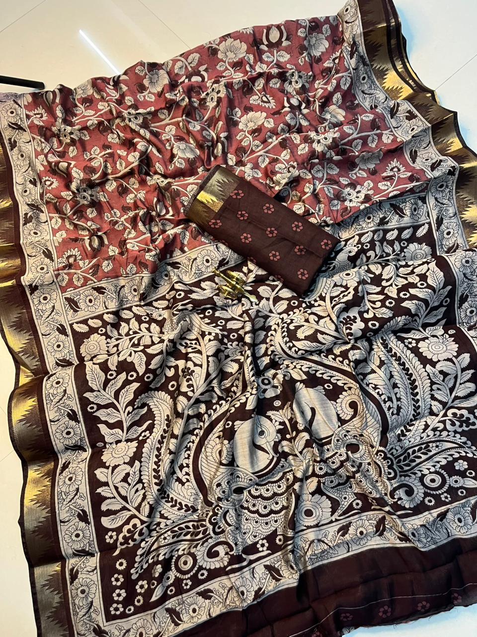 Mangalagiri silk saree