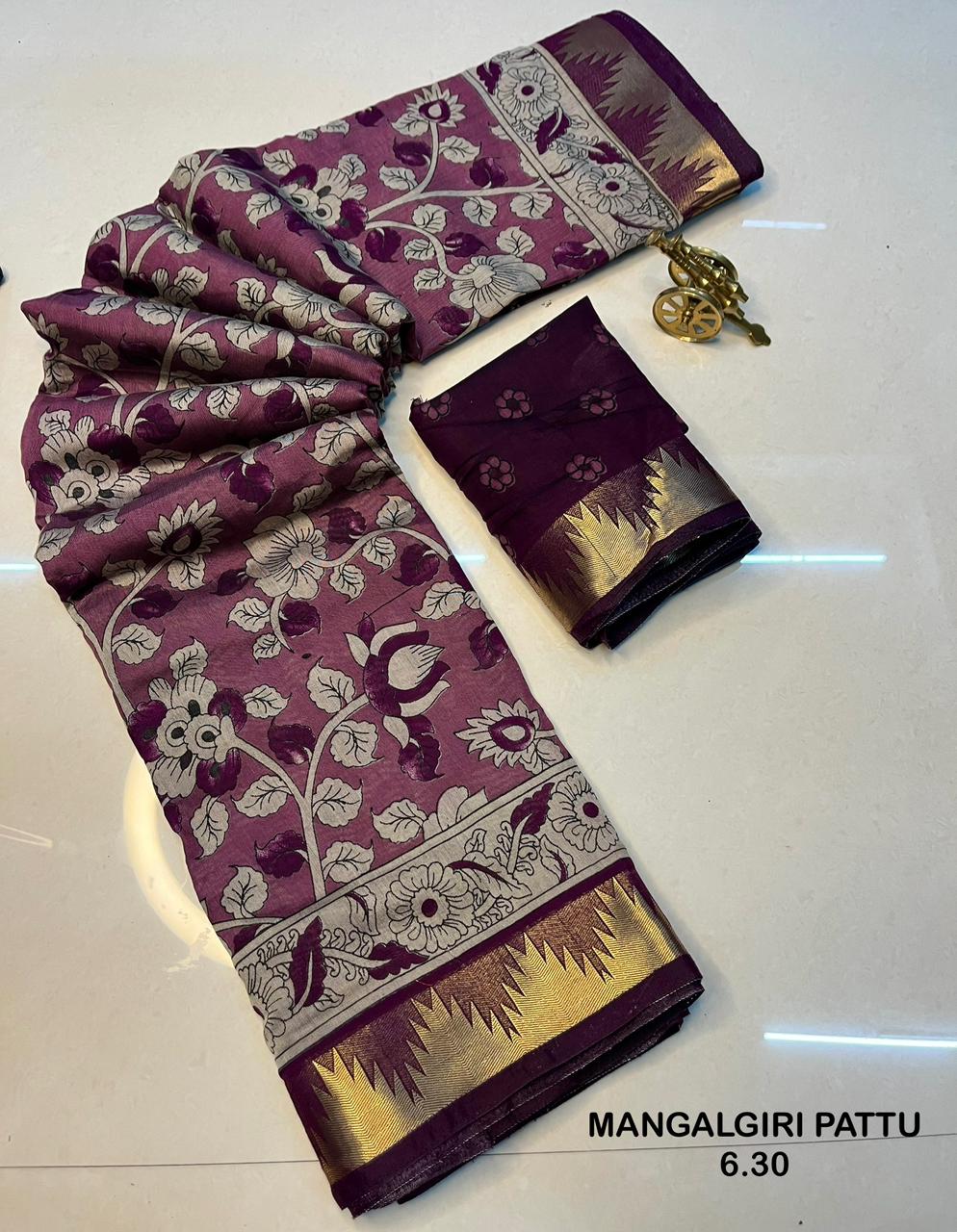 Mangalagiri silk saree