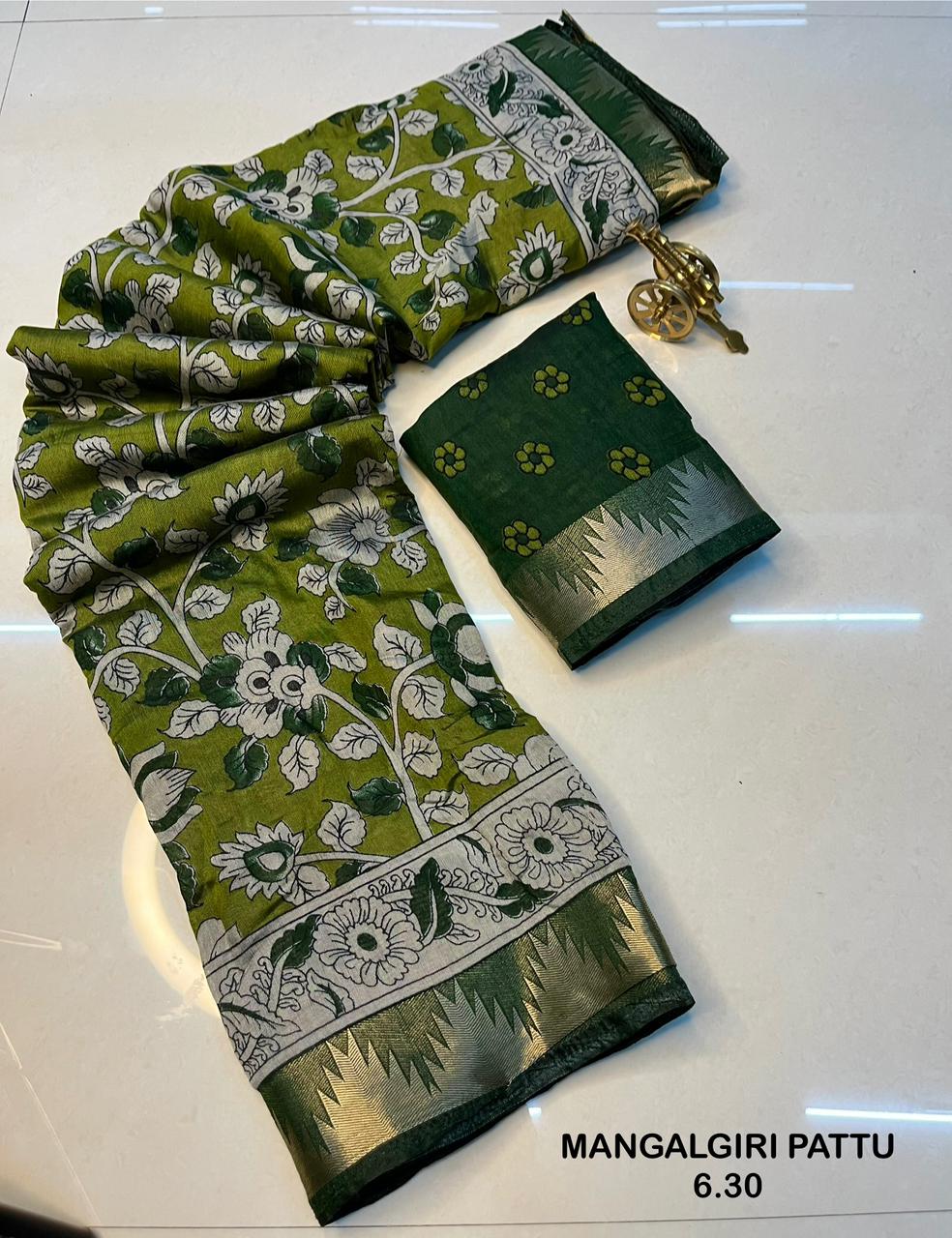 Mangalagiri silk saree