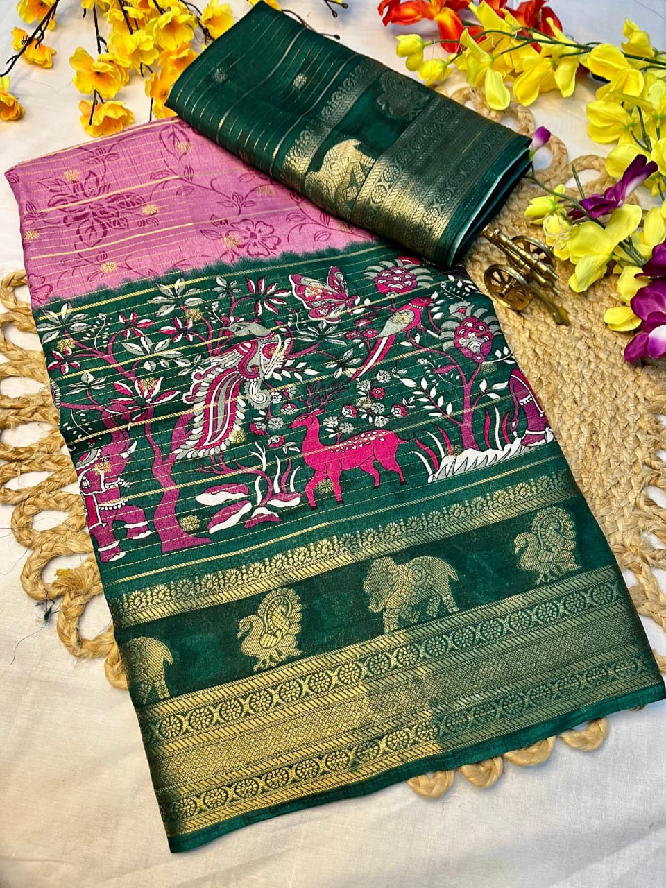 kolam silk sarees