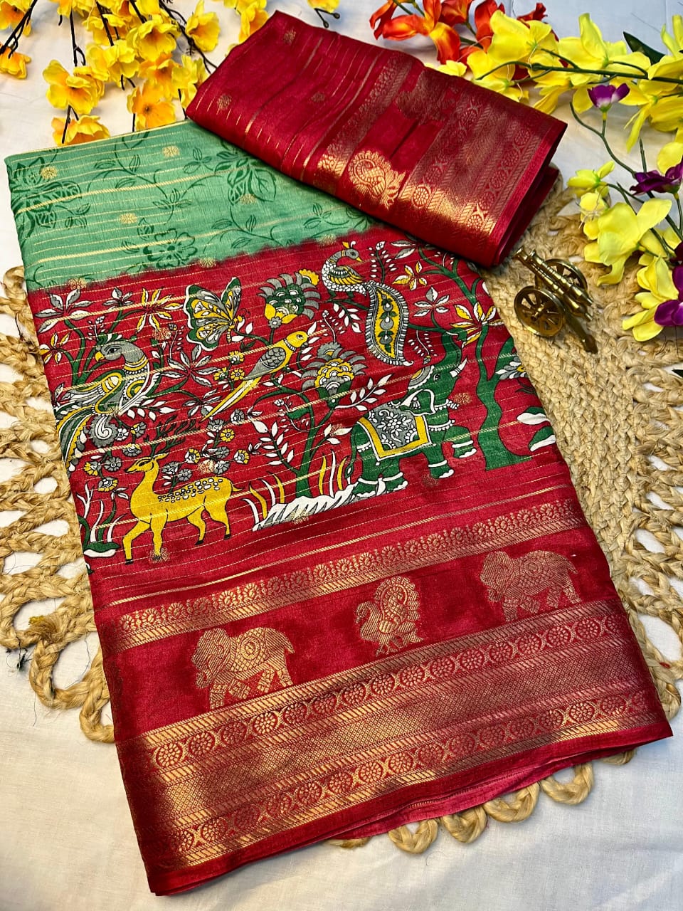 kolam silk sarees