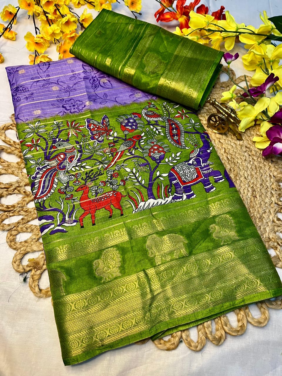 kolam silk sarees
