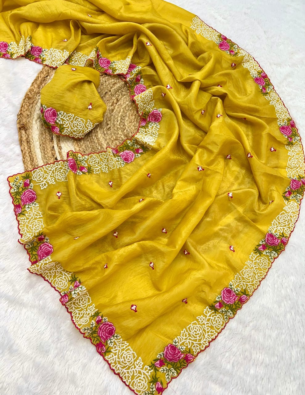 PURE GOLD CRUSH SILK