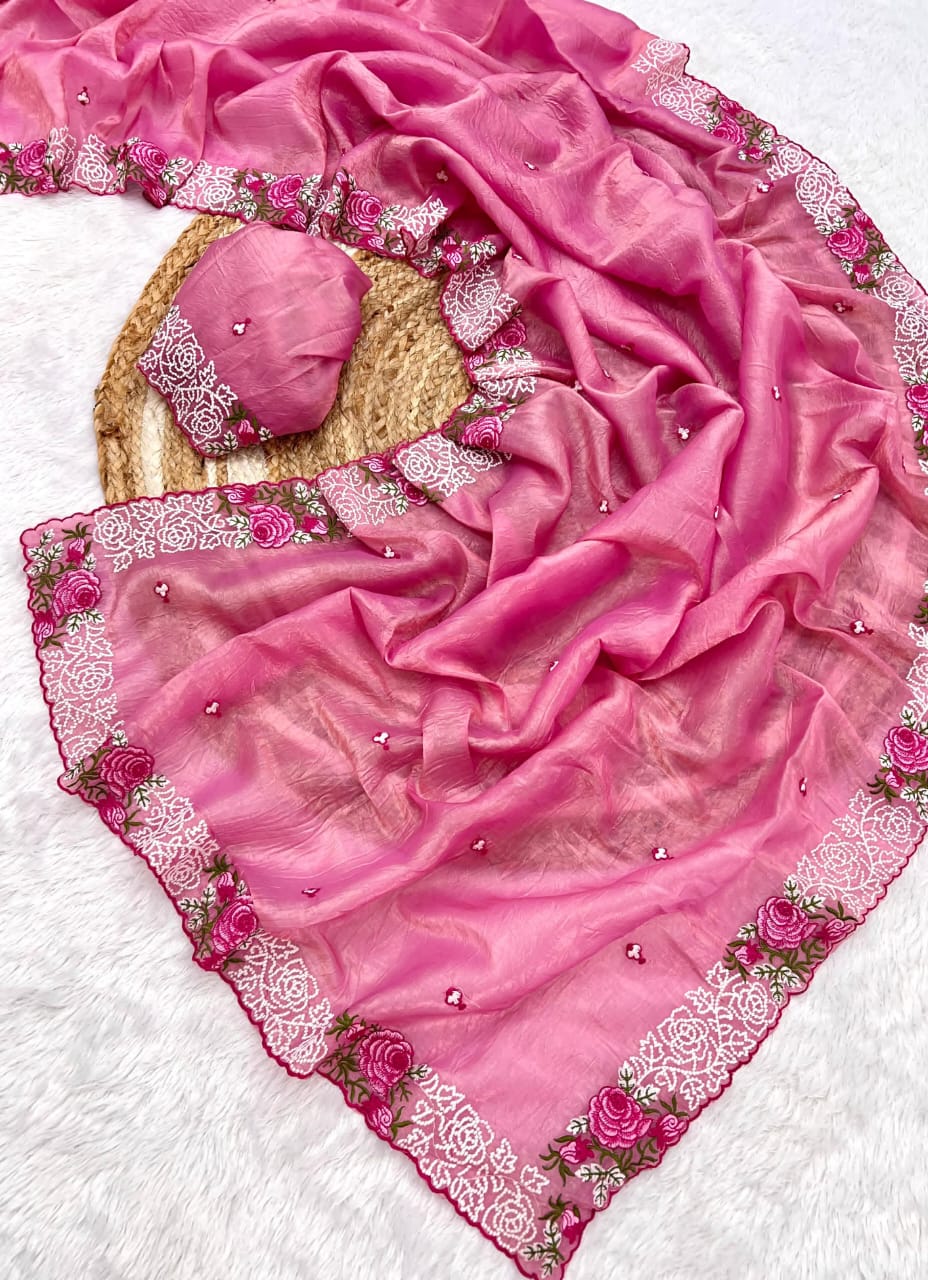 PURE GOLD CRUSH SILK