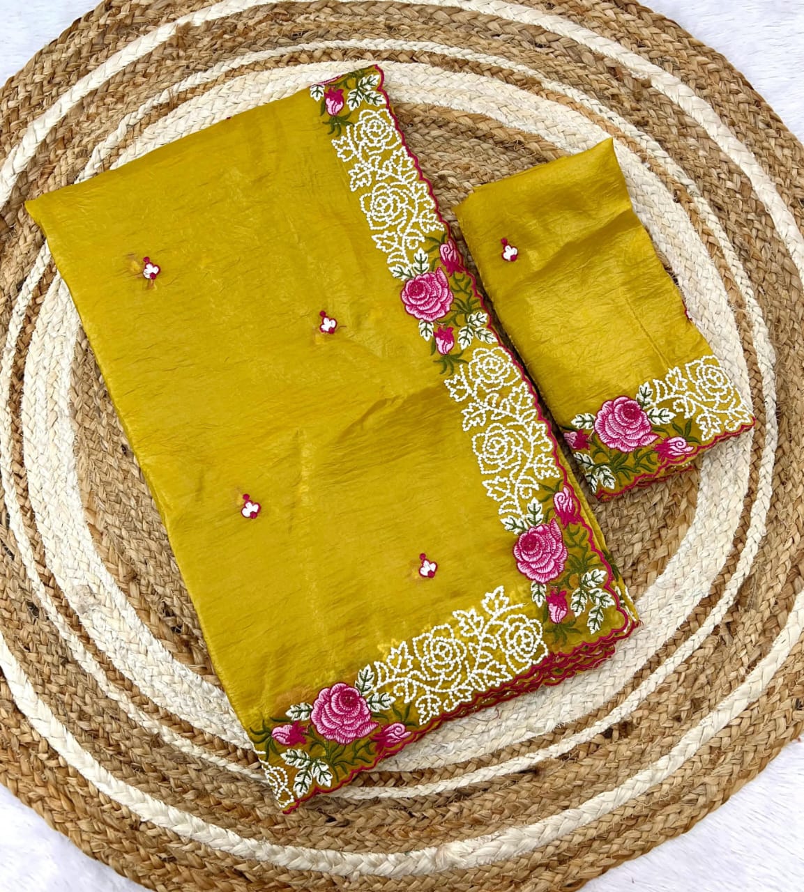 PURE GOLD CRUSH SILK