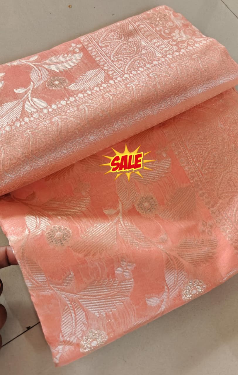 Pure Span Cotton Weaving sarees