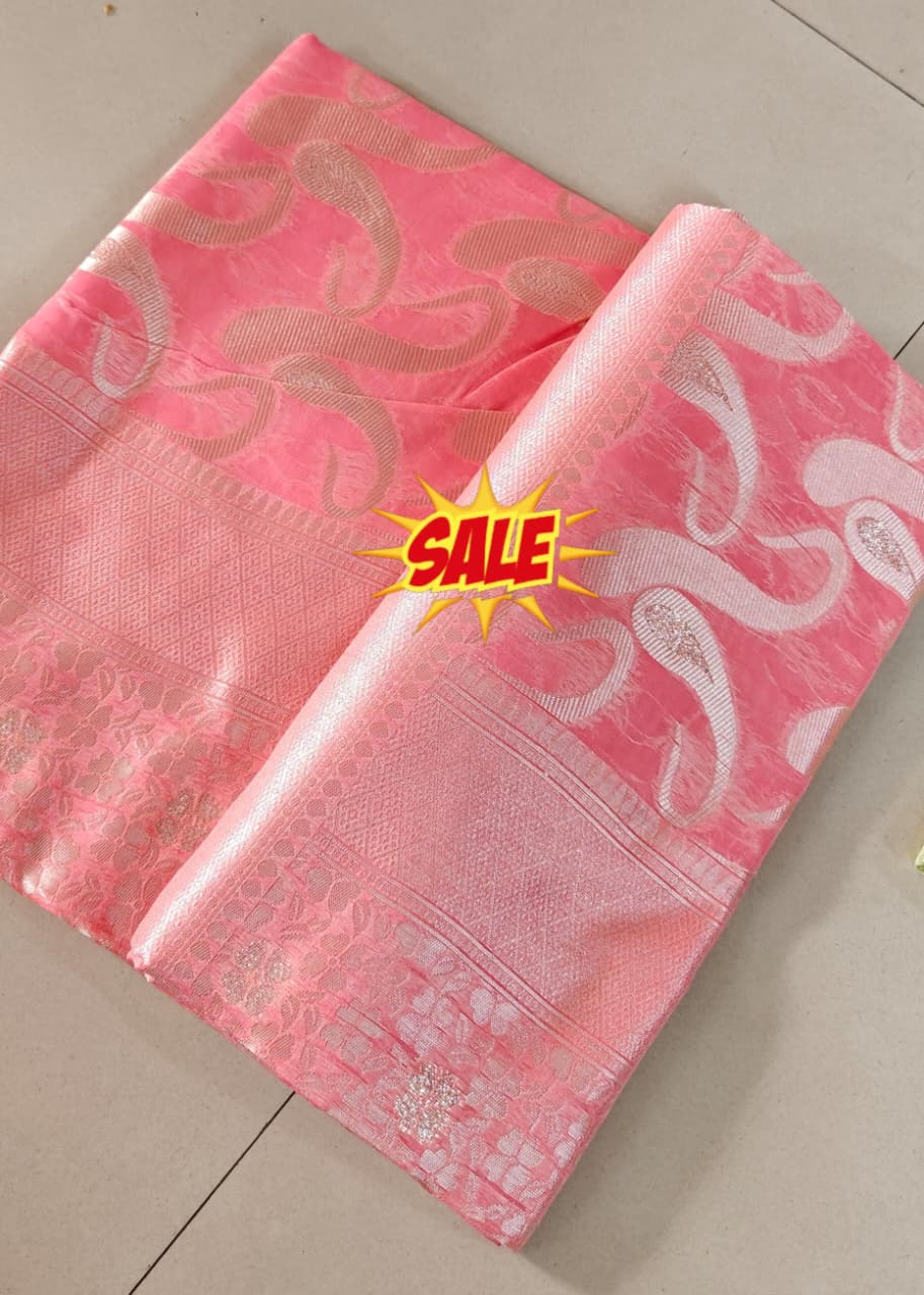 Pure Span Cotton Weaving sarees