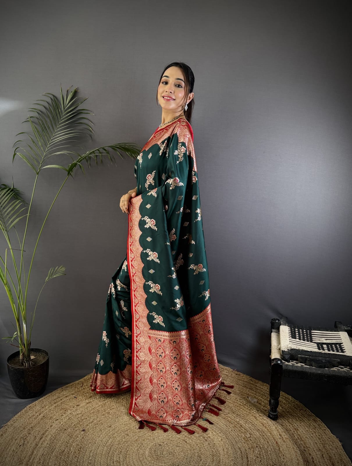 Soft Banarasi silk saree