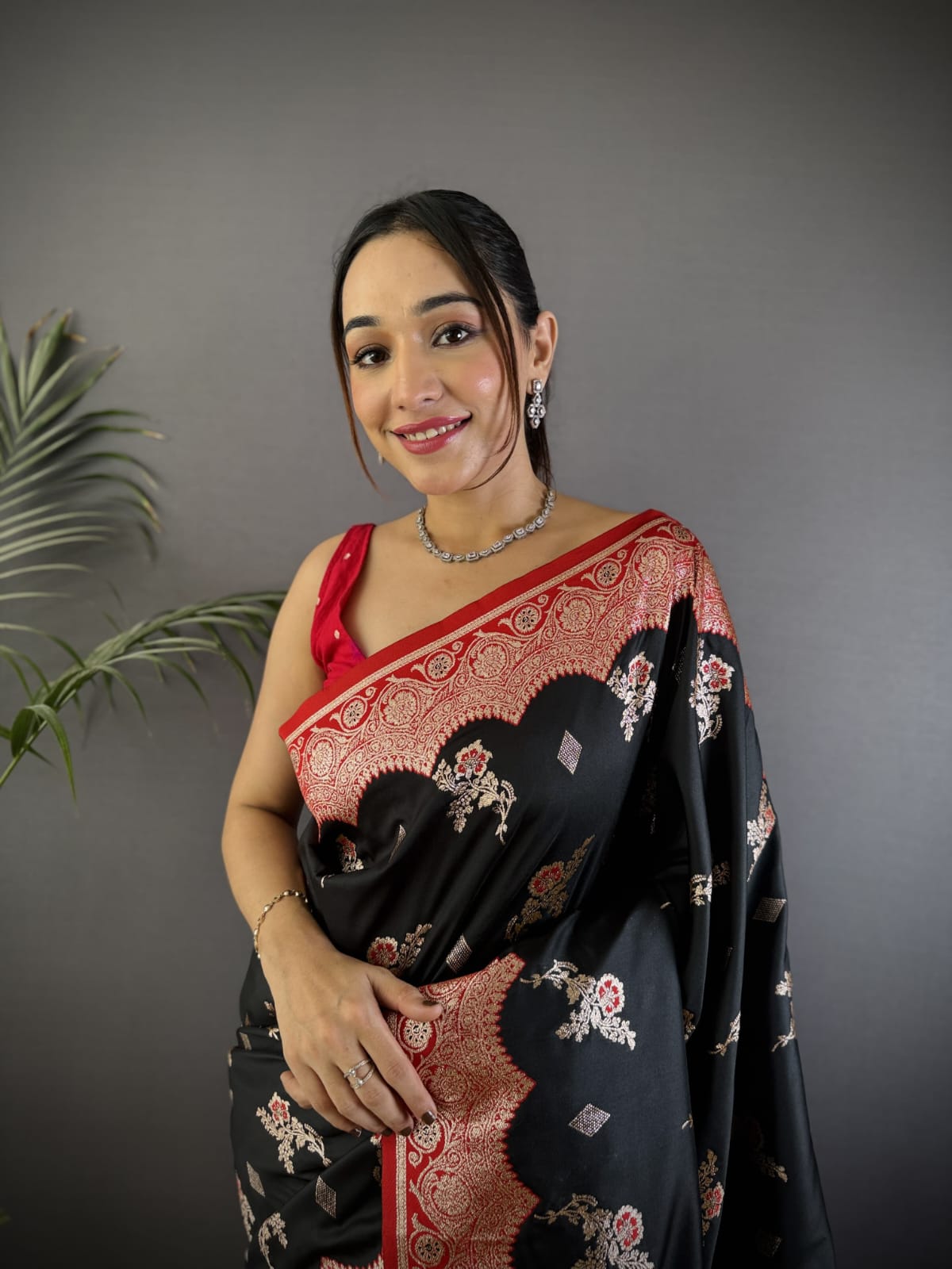 Soft Banarasi silk saree