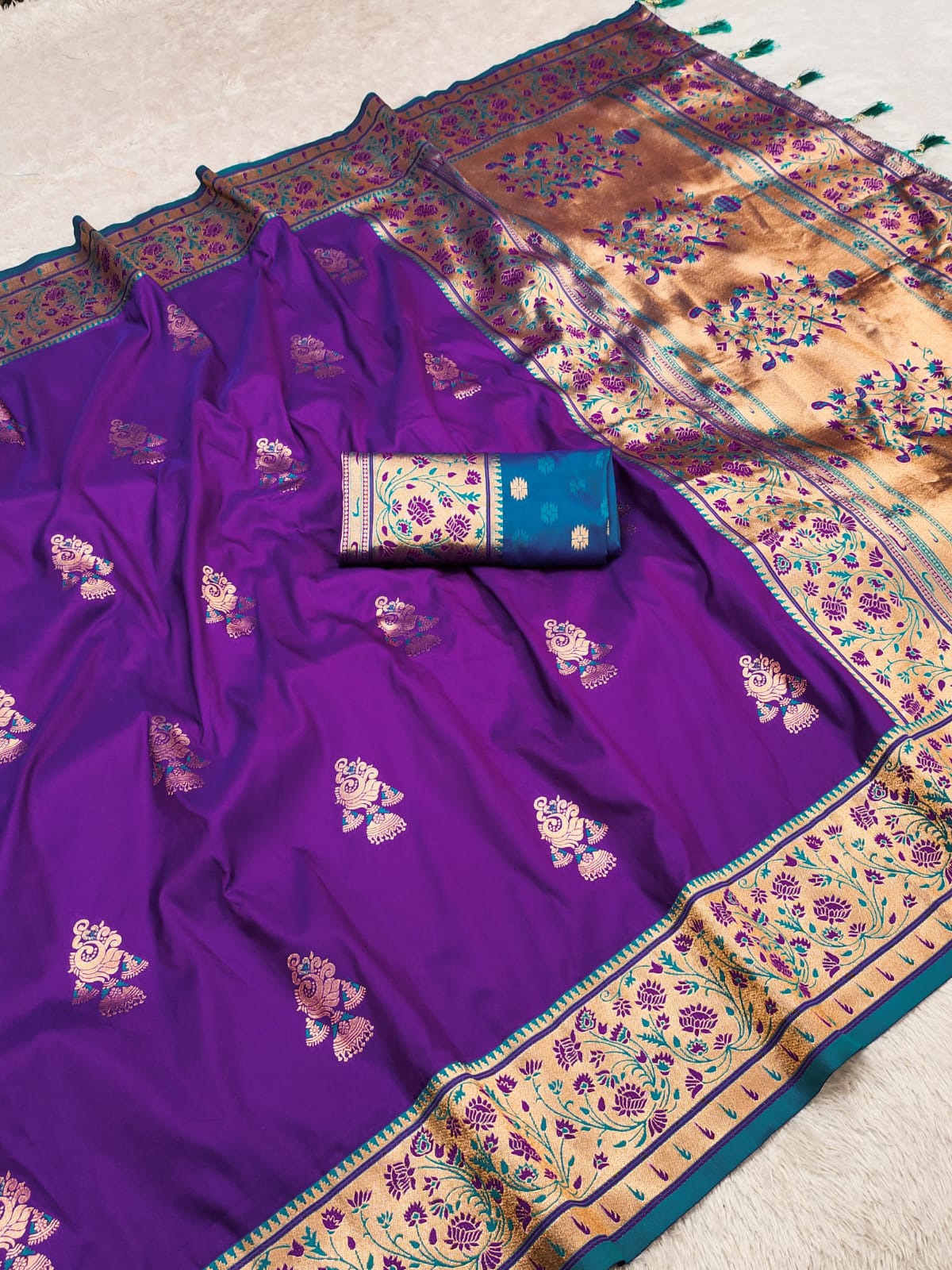 Soft Pethani silk saree