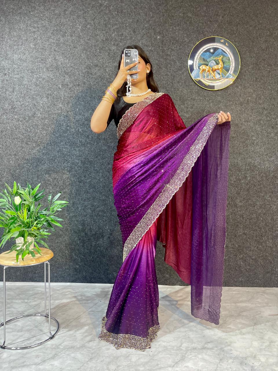 Shaded crush Space Silk