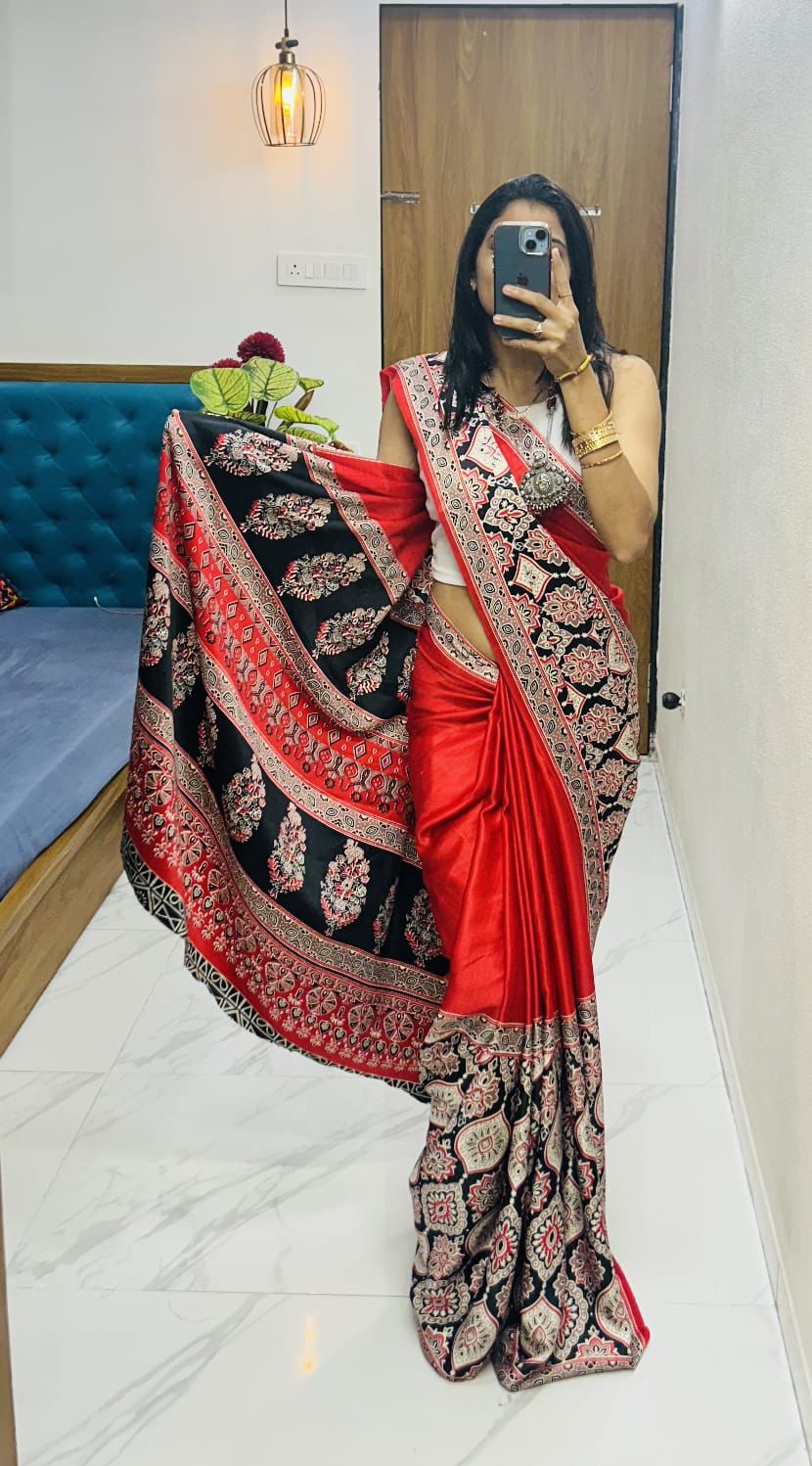 semi Gajji heavy saree