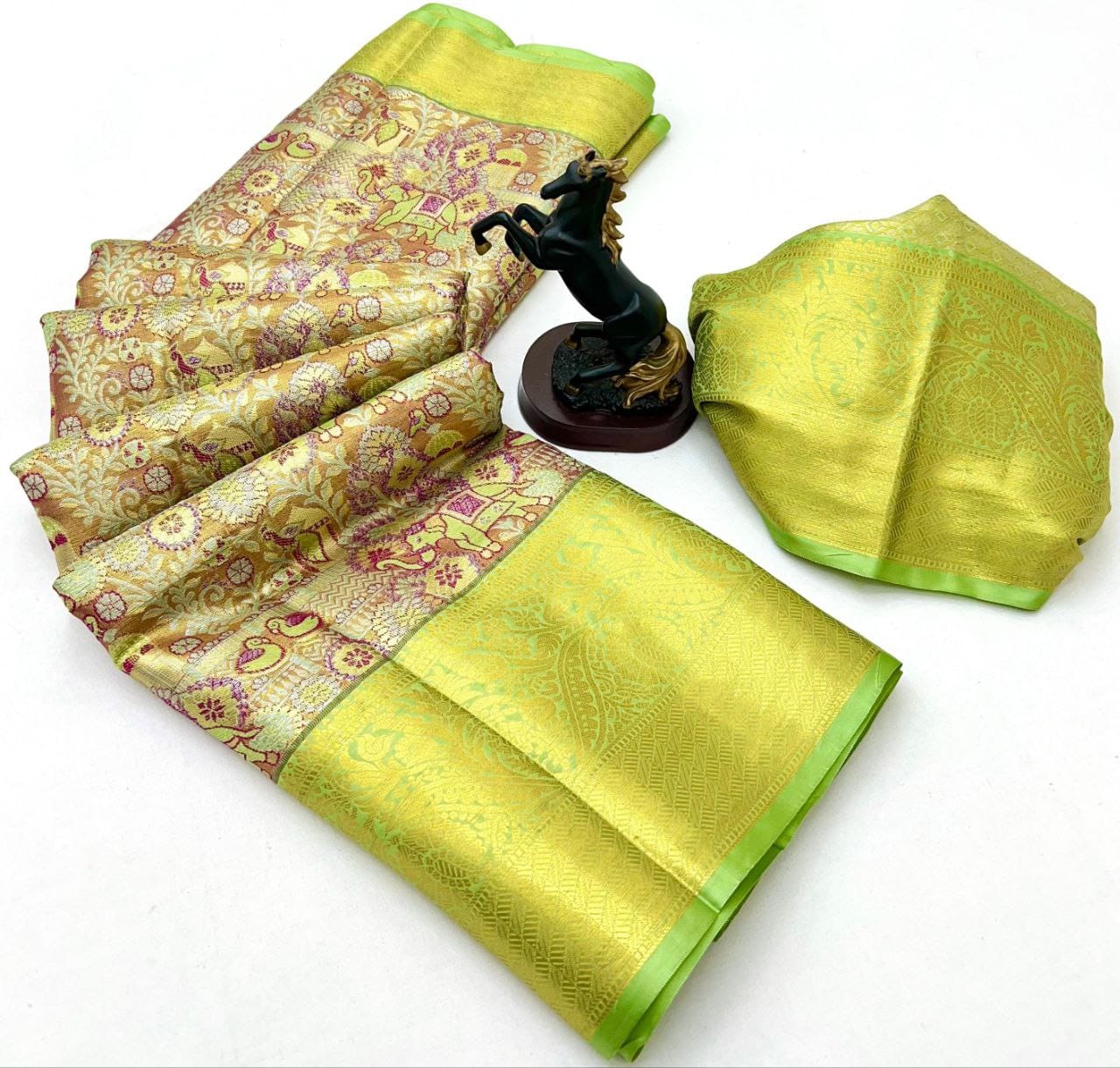 Beautiful kanchipuram inspired silk sarees