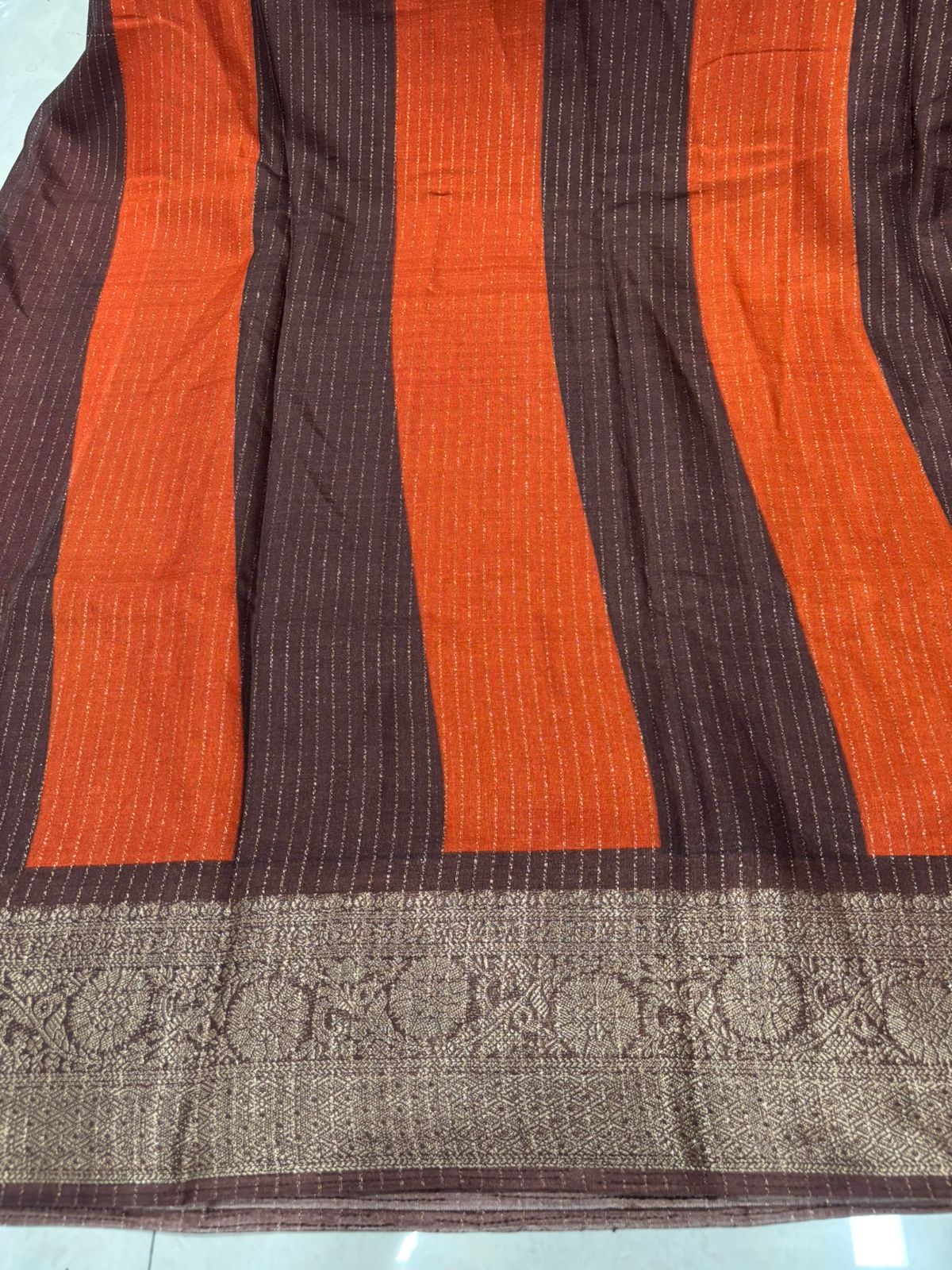 Dola Saree (Rust Saree )