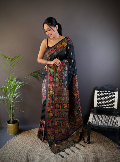 PURE PASHMINA SILK