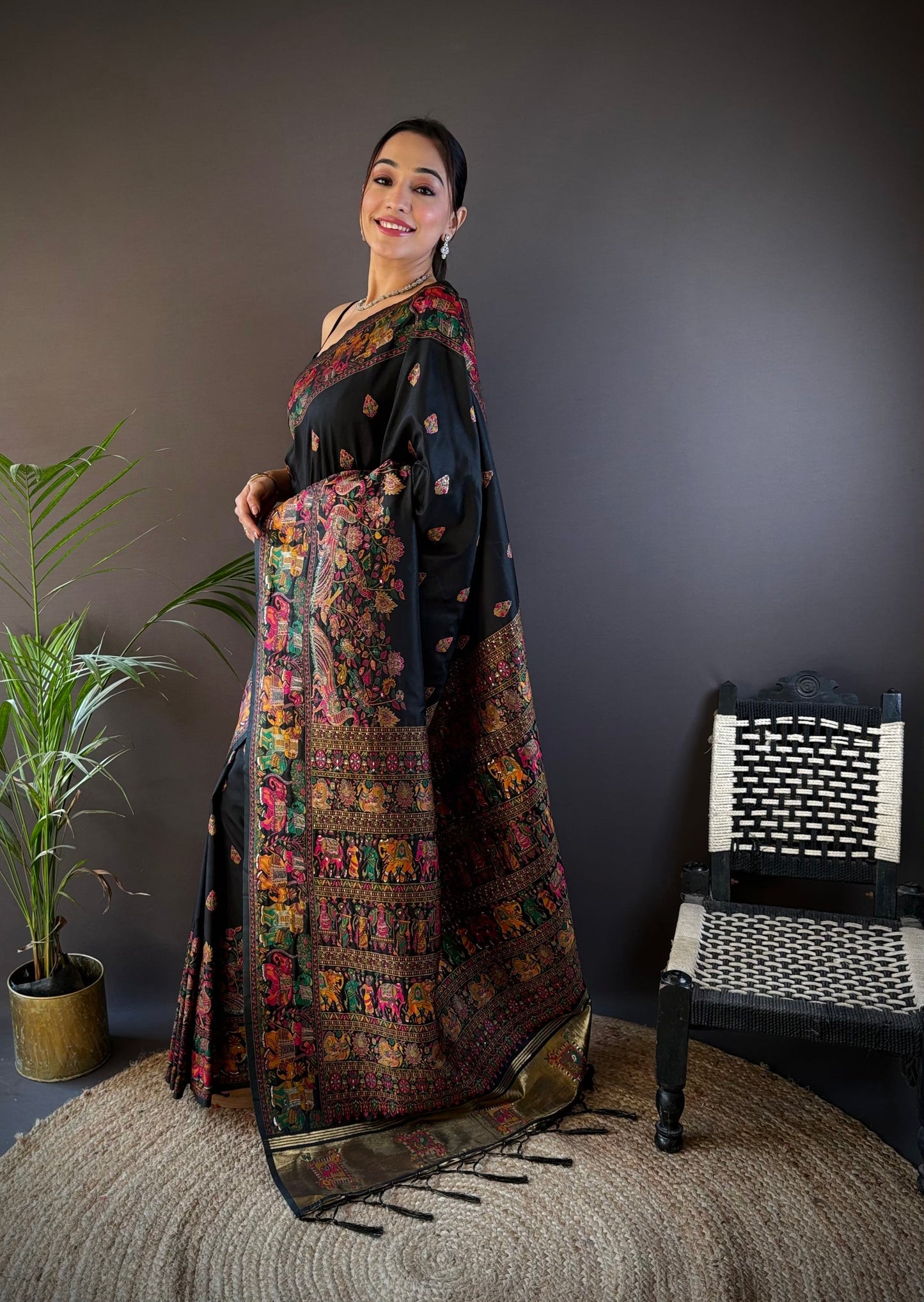 PURE PASHMINA SILK