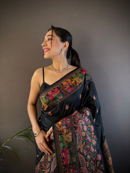 PURE PASHMINA SILK