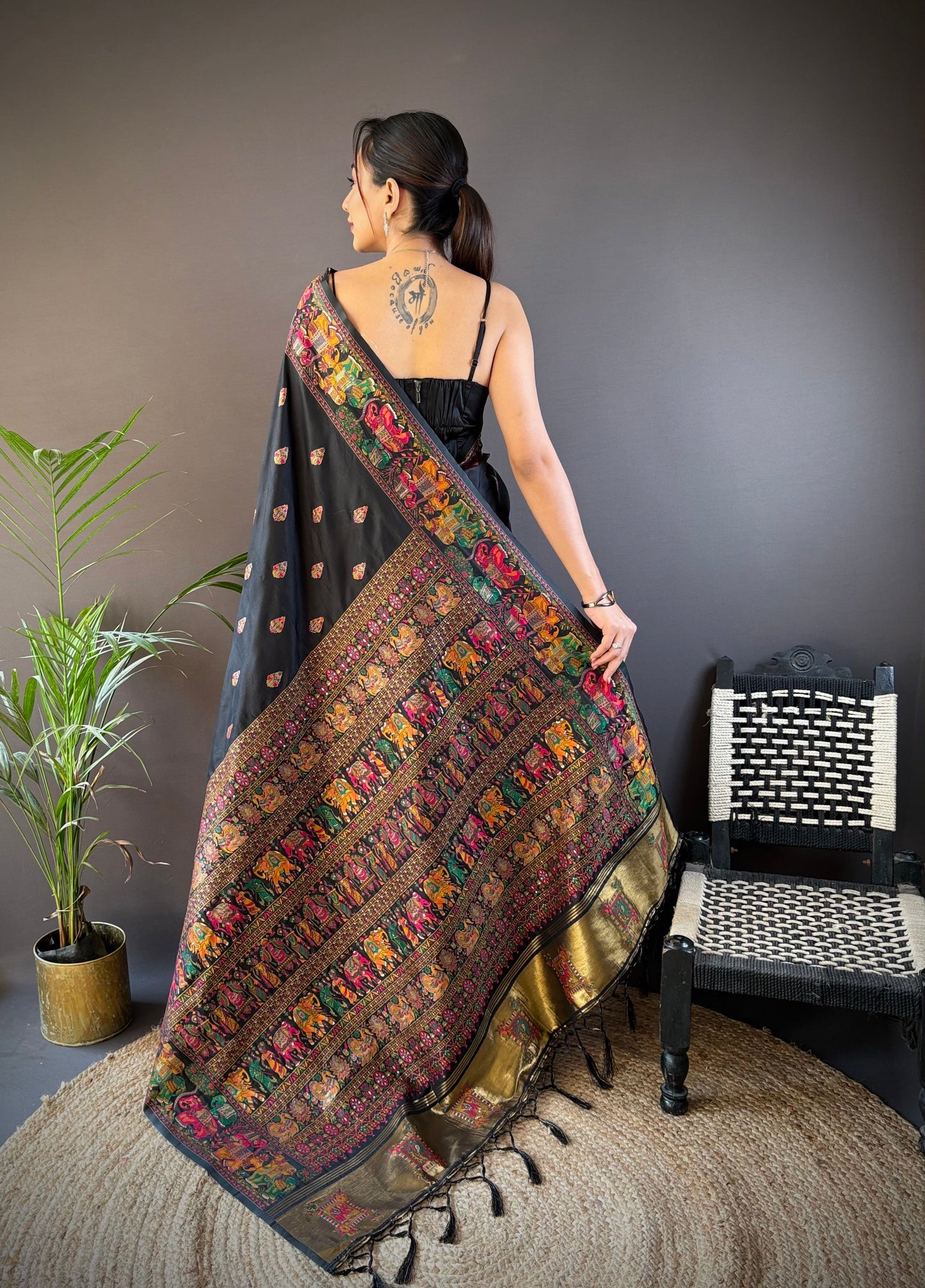 PURE PASHMINA SILK