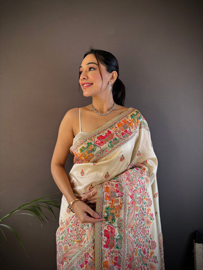 PURE PASHMINA SILK